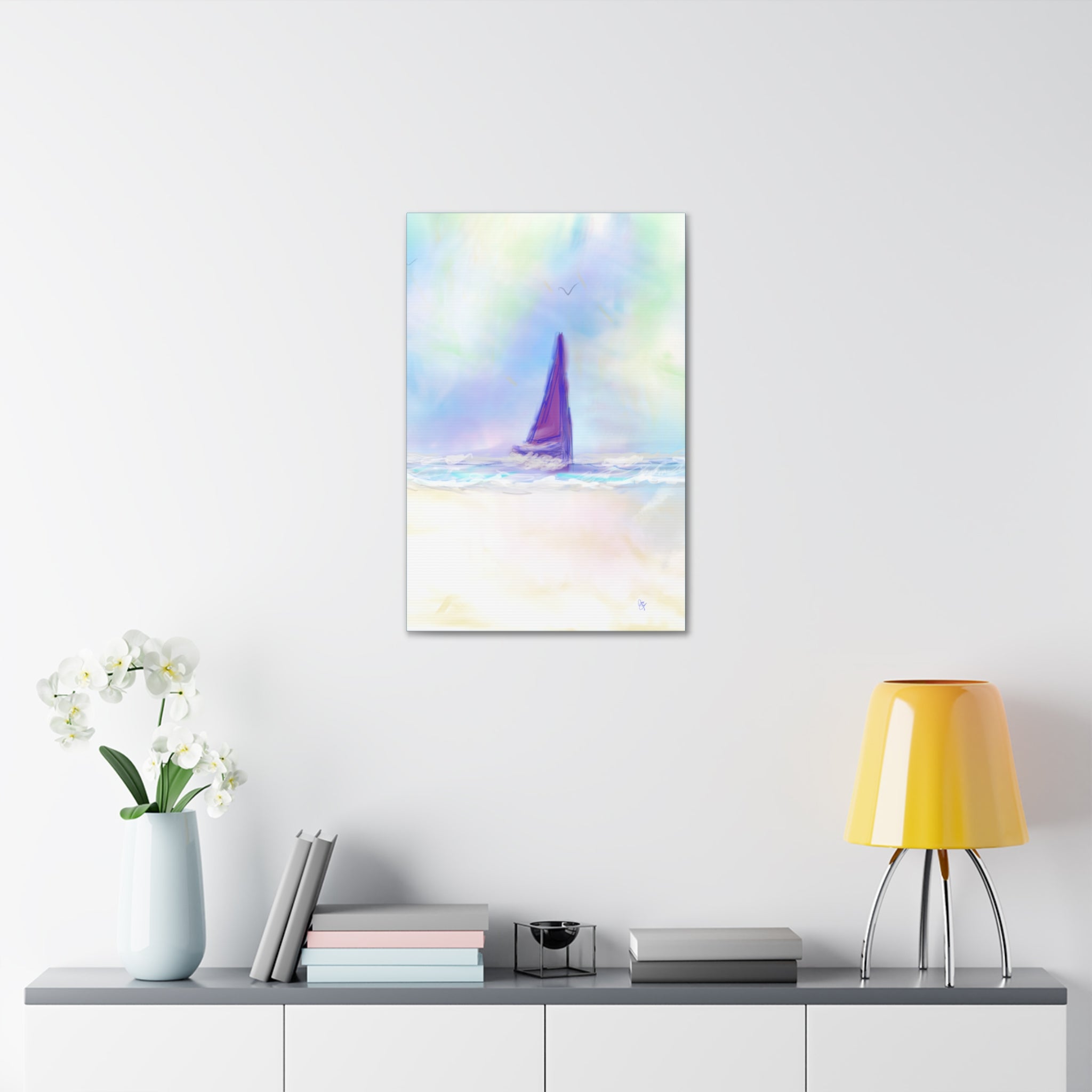 Sailboat Seascape Canvas
