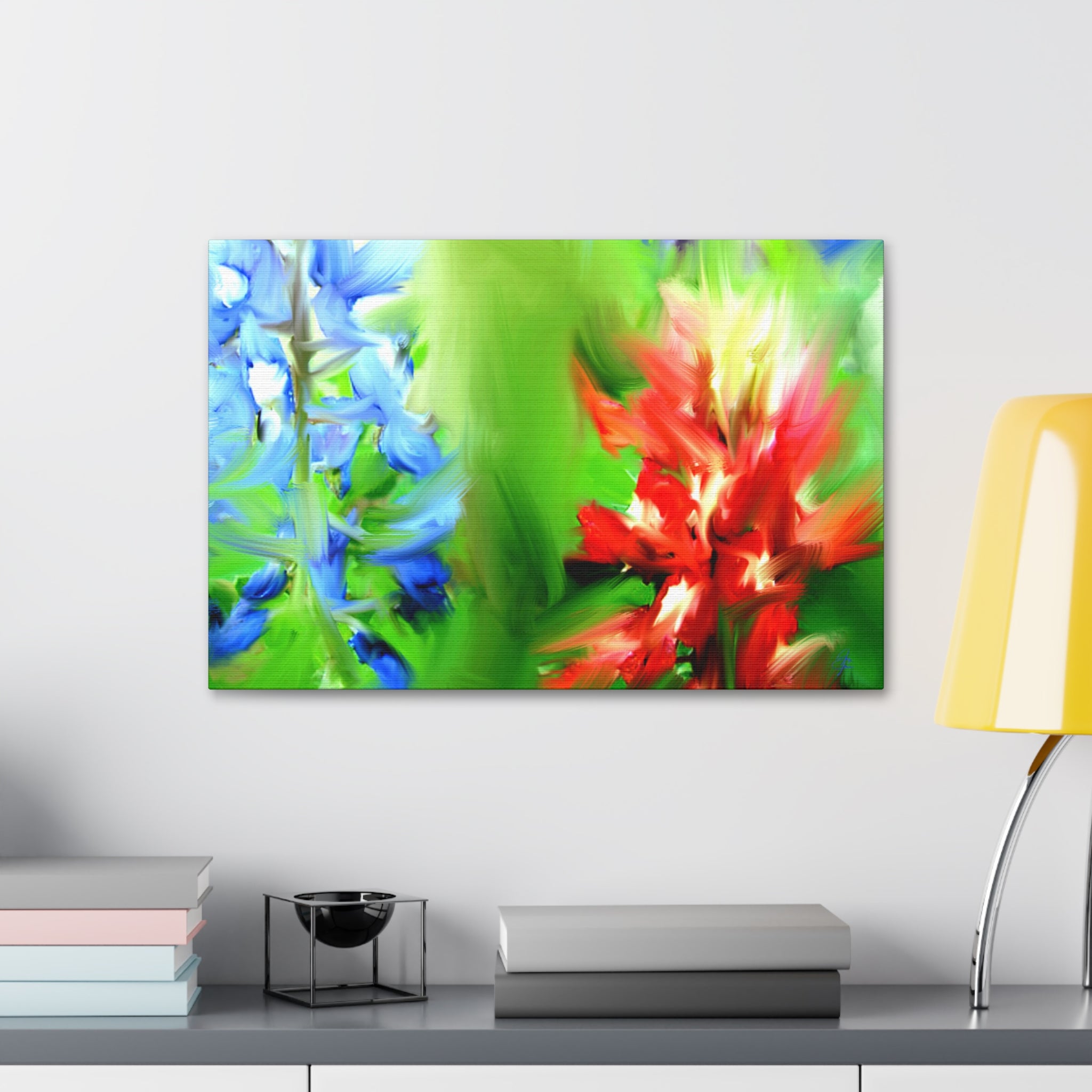 Texas Girl Bluebonnet Canvas