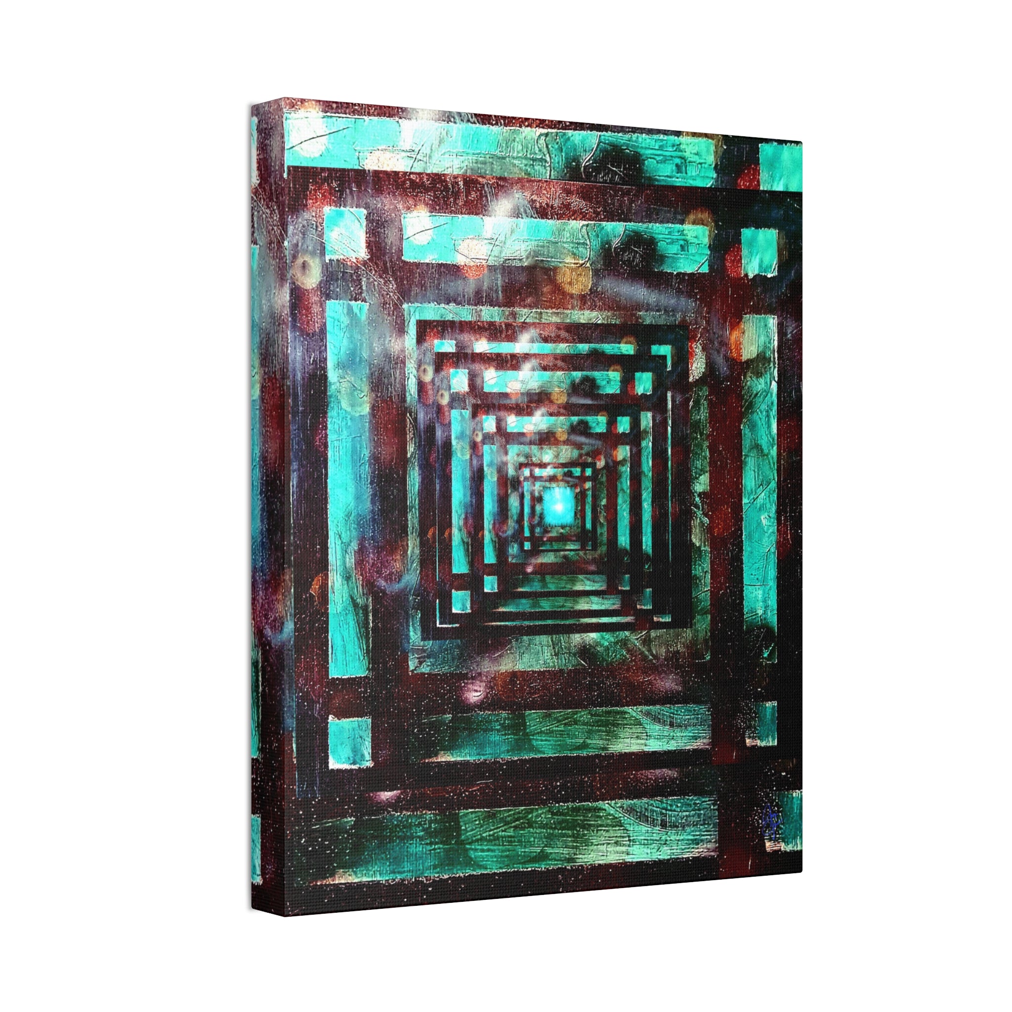 Inspirational Wall Art Canvas — "There's always a light at the end of the tunnel"