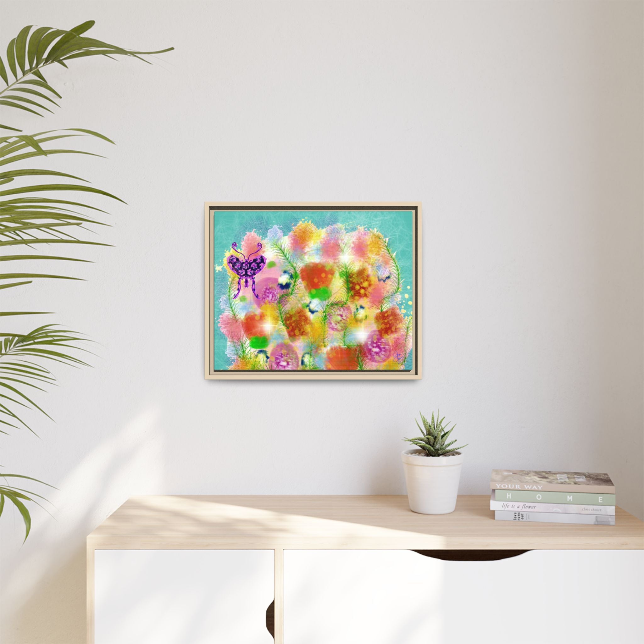 Matte Canvas, Framed (Multi-color)