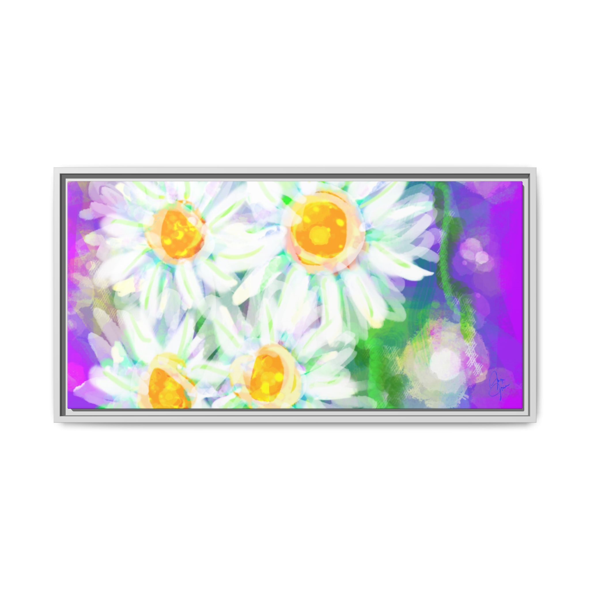 Matte Canvas, Framed (Multi-color)