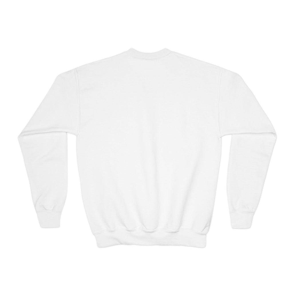 Axolotl Crewneck Sweatshirt — Cute Pink Axolotl with Sunglasses & Sunset