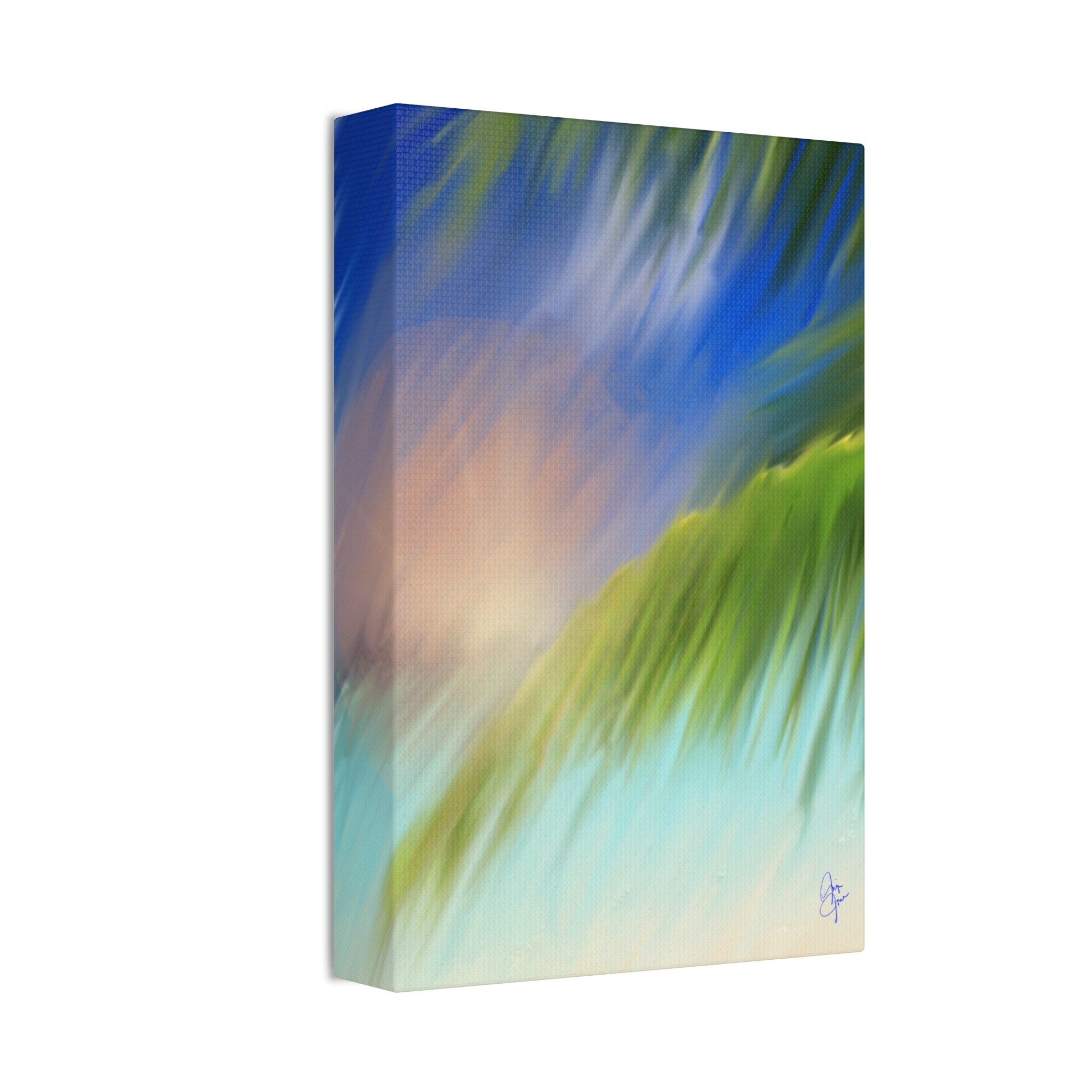 Abstract Seascape Canvas