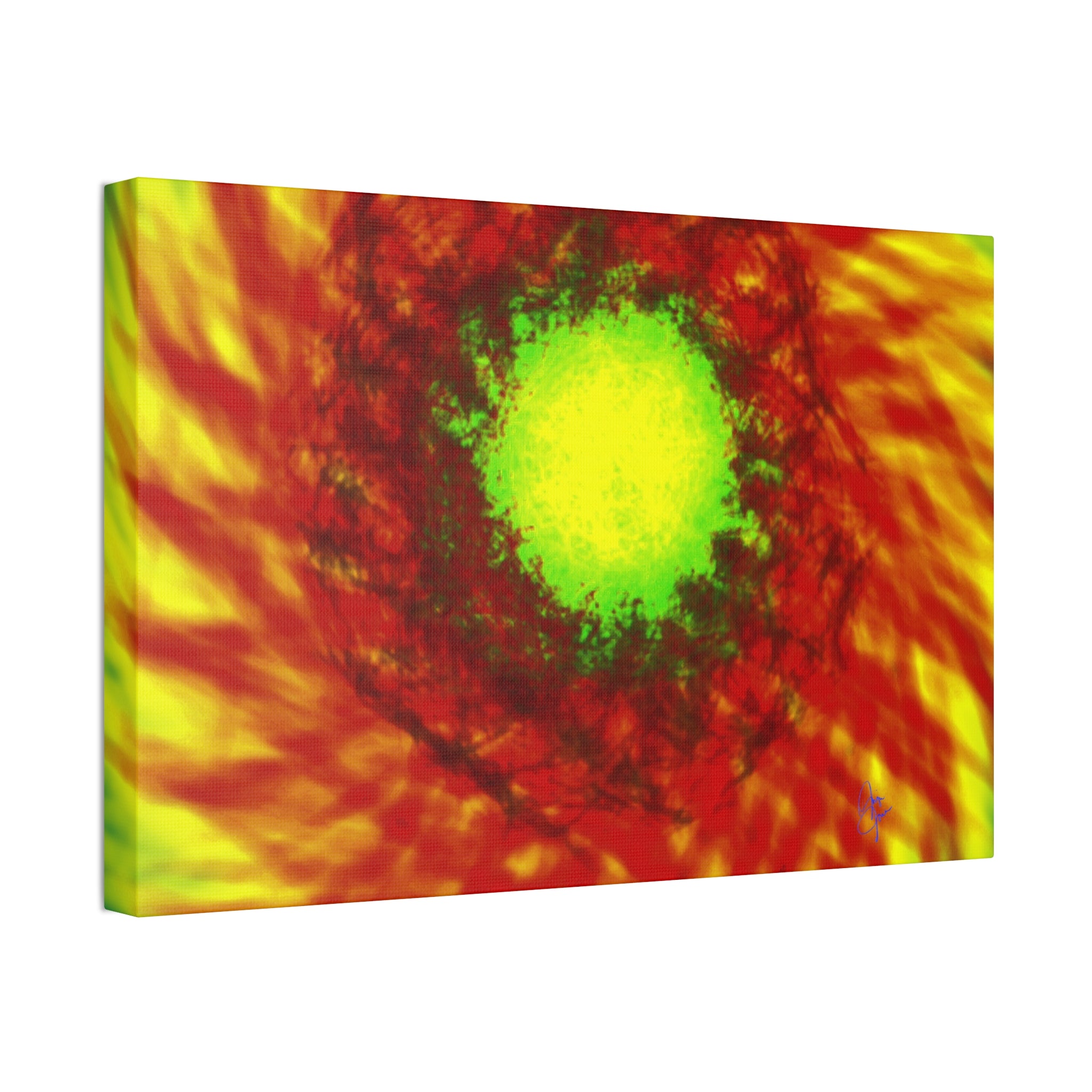 Glowing Blossom Canvas Stretched 1.5"