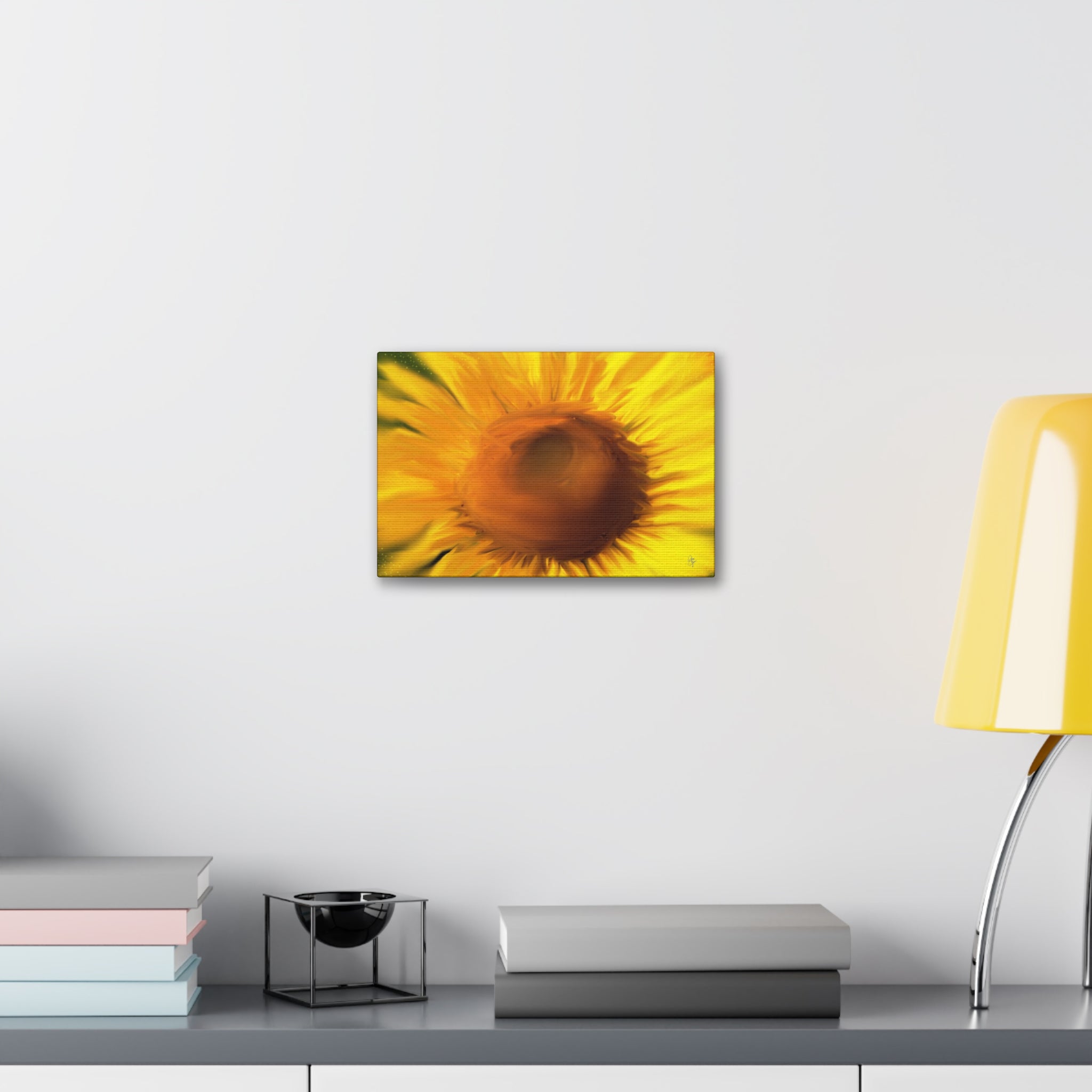 Sunflower Canvas Wall Art — Vibrant Floral Stretched Canvas
