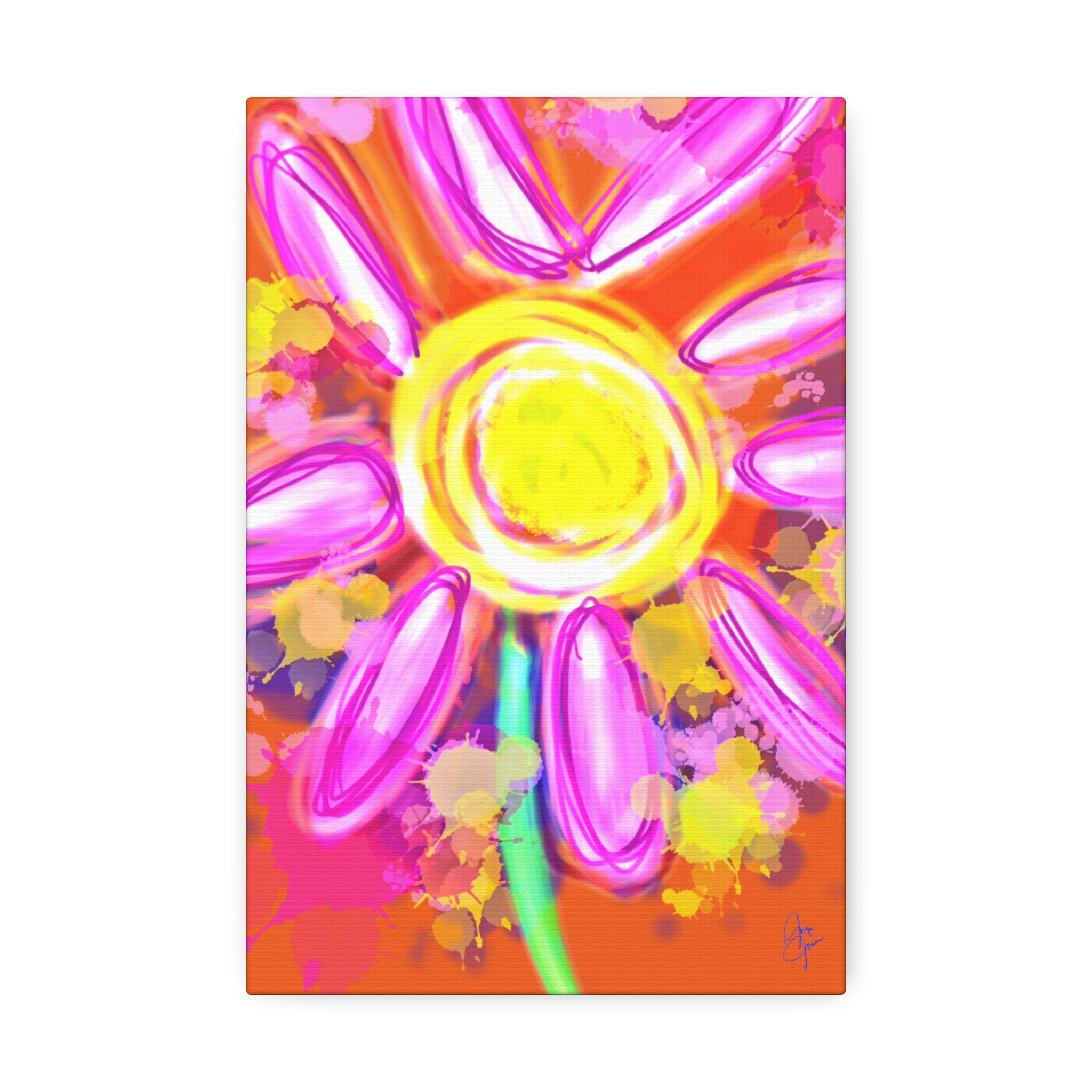 Bright Sunshine Daisy Canvas