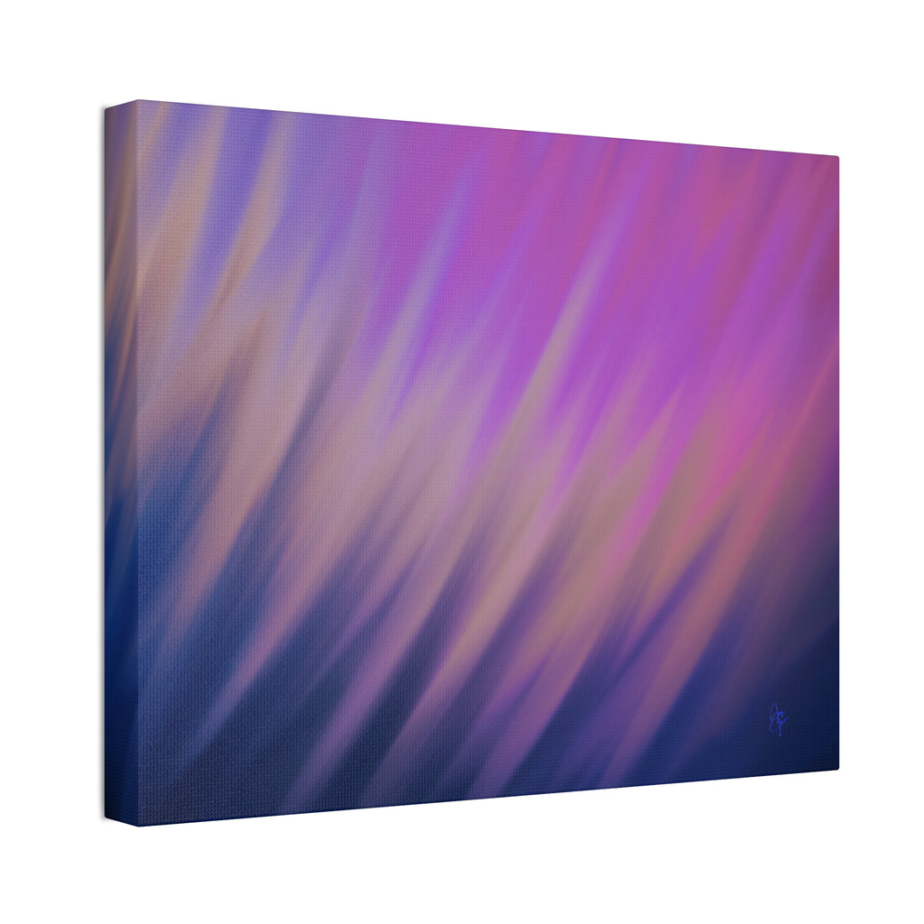 Abstract Purple Gradient Canvas Wall Art — Stretched 1.5"