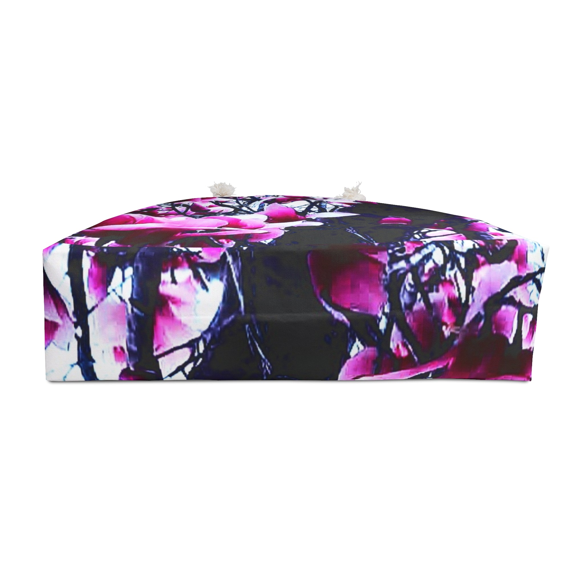 Floral Tulip Tree Weekender Bag — Pink Blossom Travel Tote