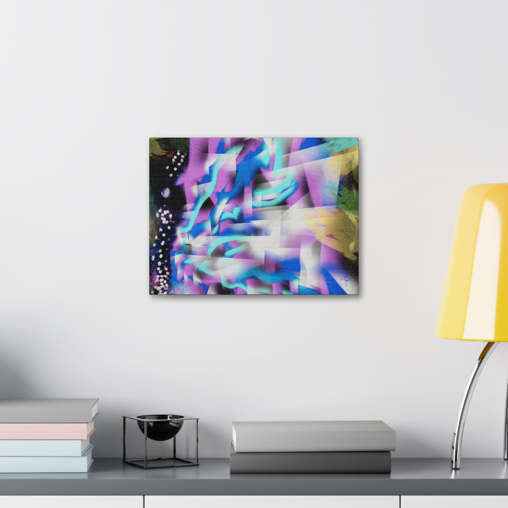 Geometric Butterfly Canvas Stretched 1.5"