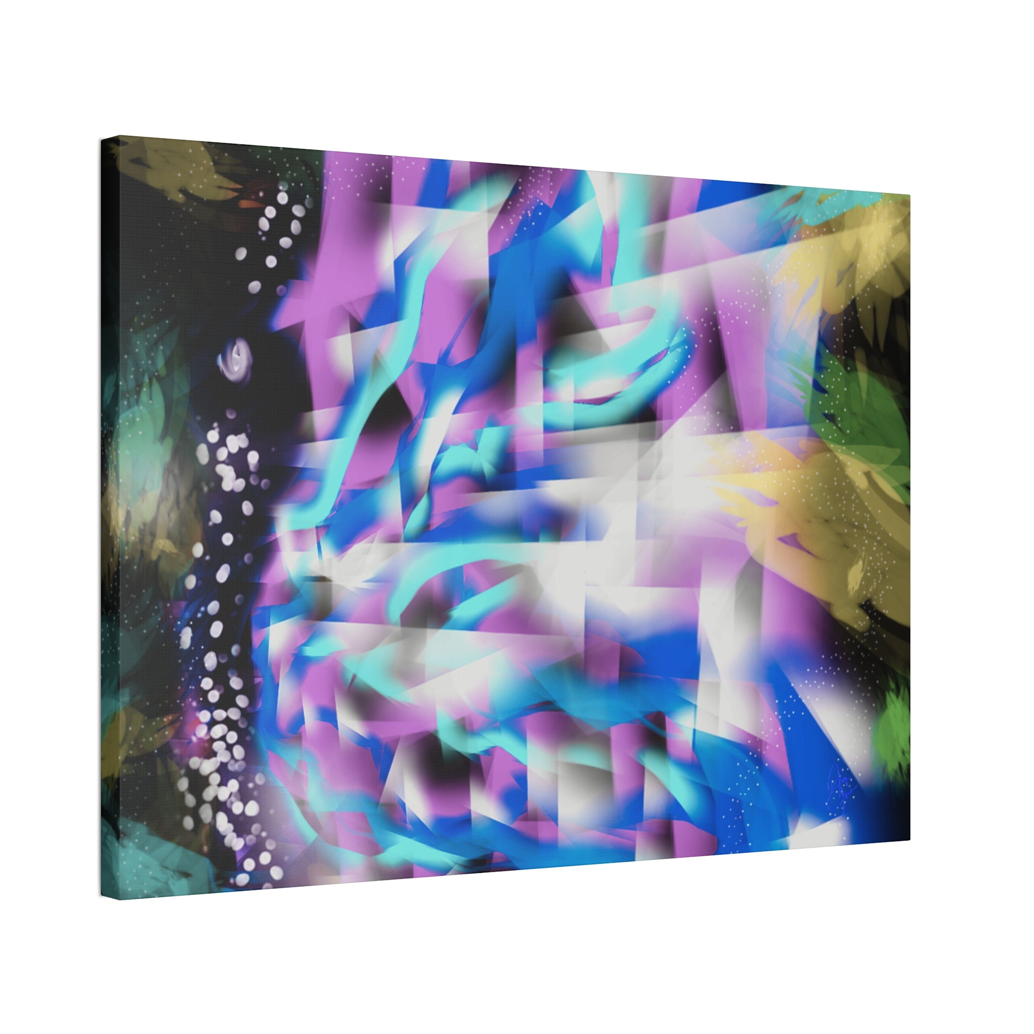 Geometric Butterfly Canvas Stretched 1.5"