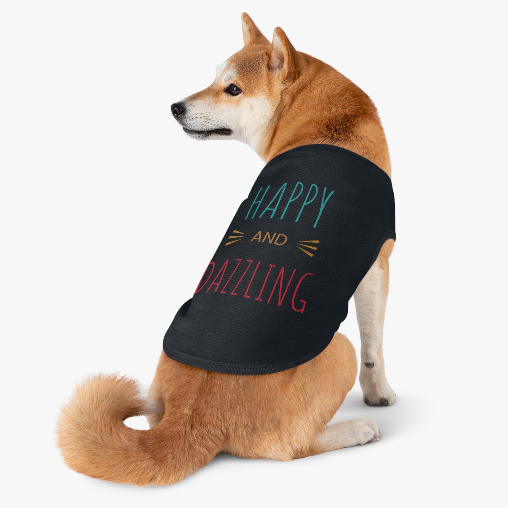 Happy & Dazzling Pet Tank Top for Fun-Loving Pets I