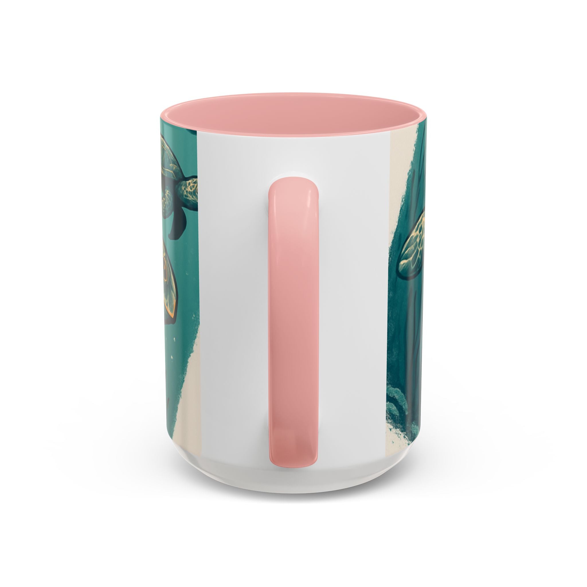 Tropical Turtle Accent Coffee Mug