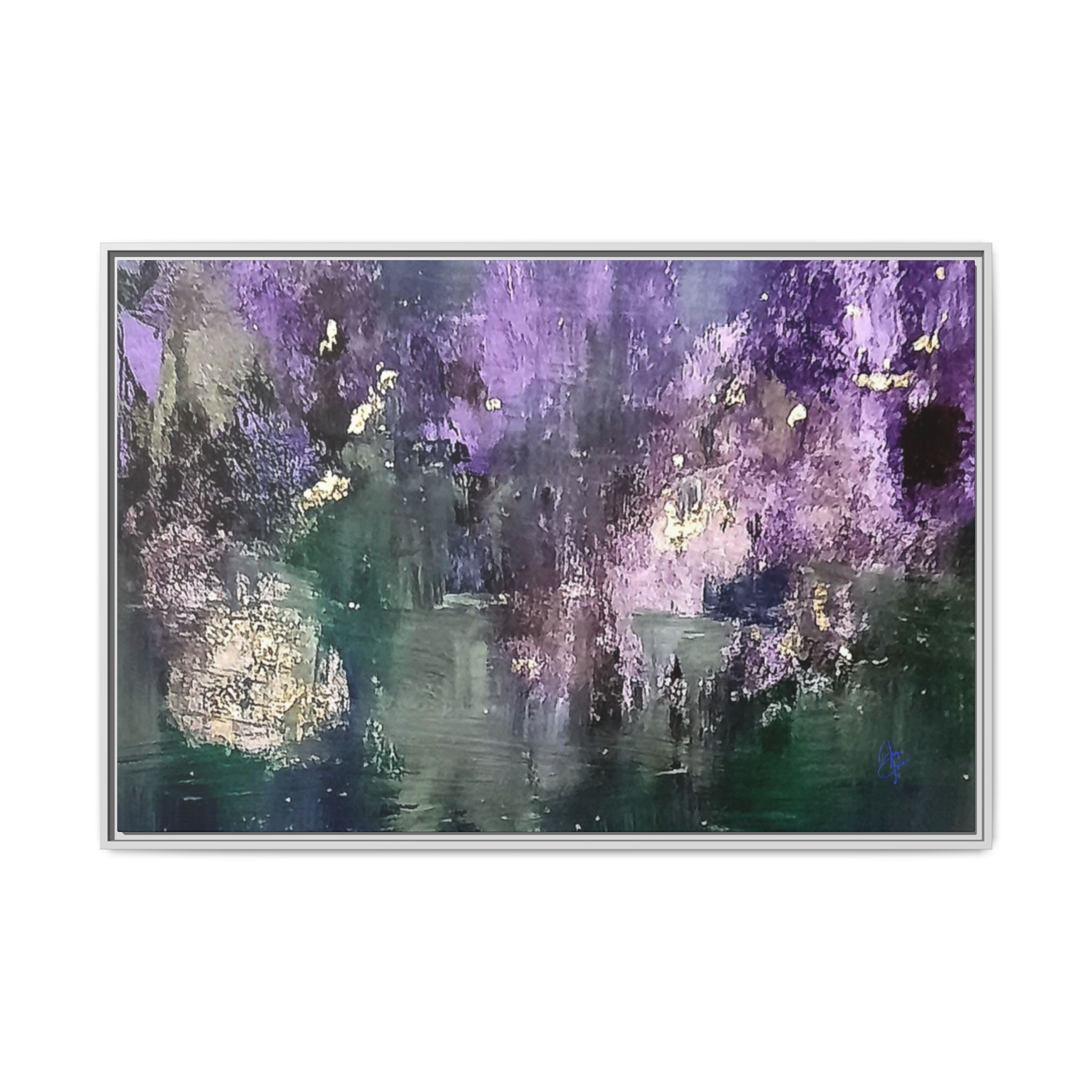 Impressionism Vibes Matte Canvas Print (Framed)