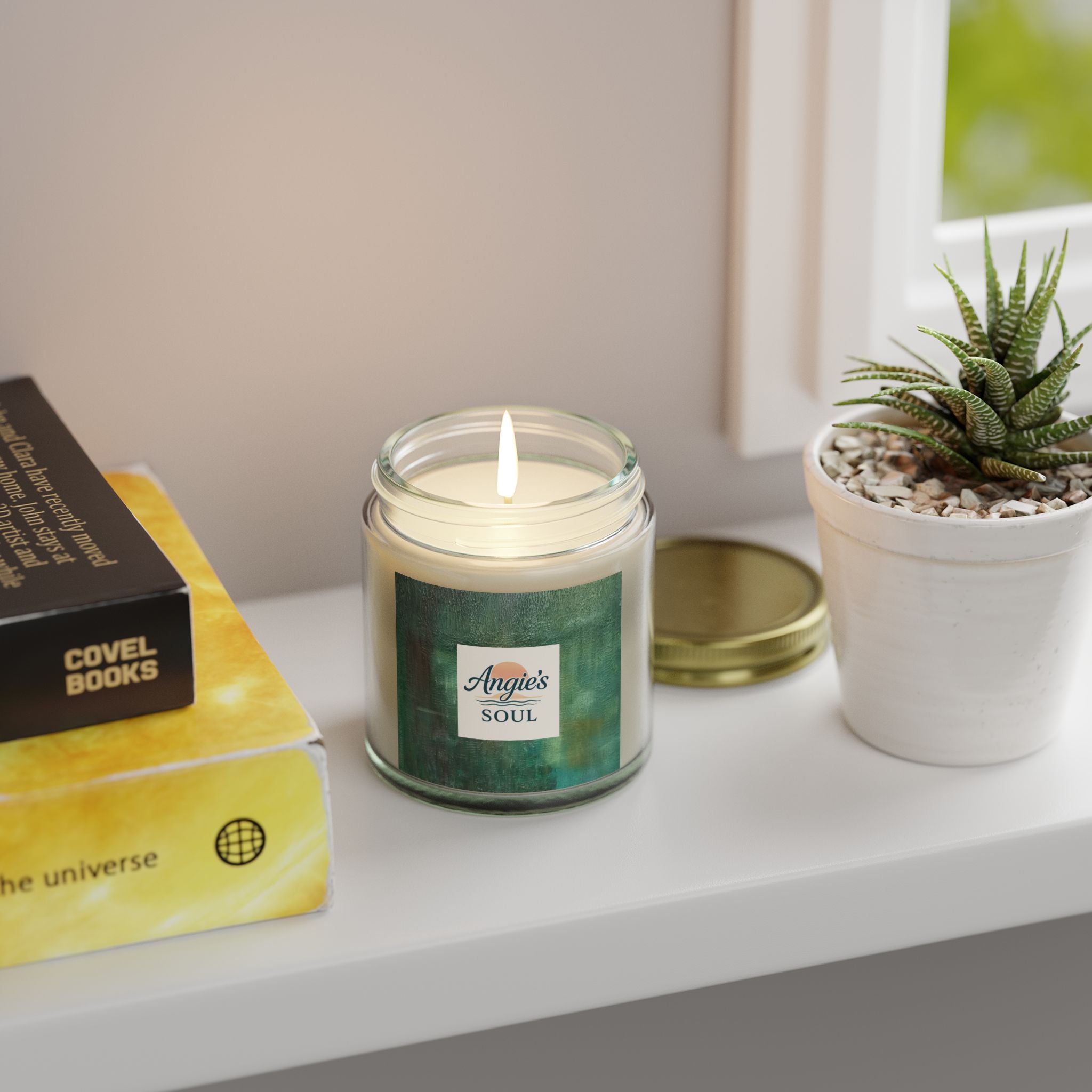 Scented Candles - Coconut Apricot Bliss for Relaxation and Wellness