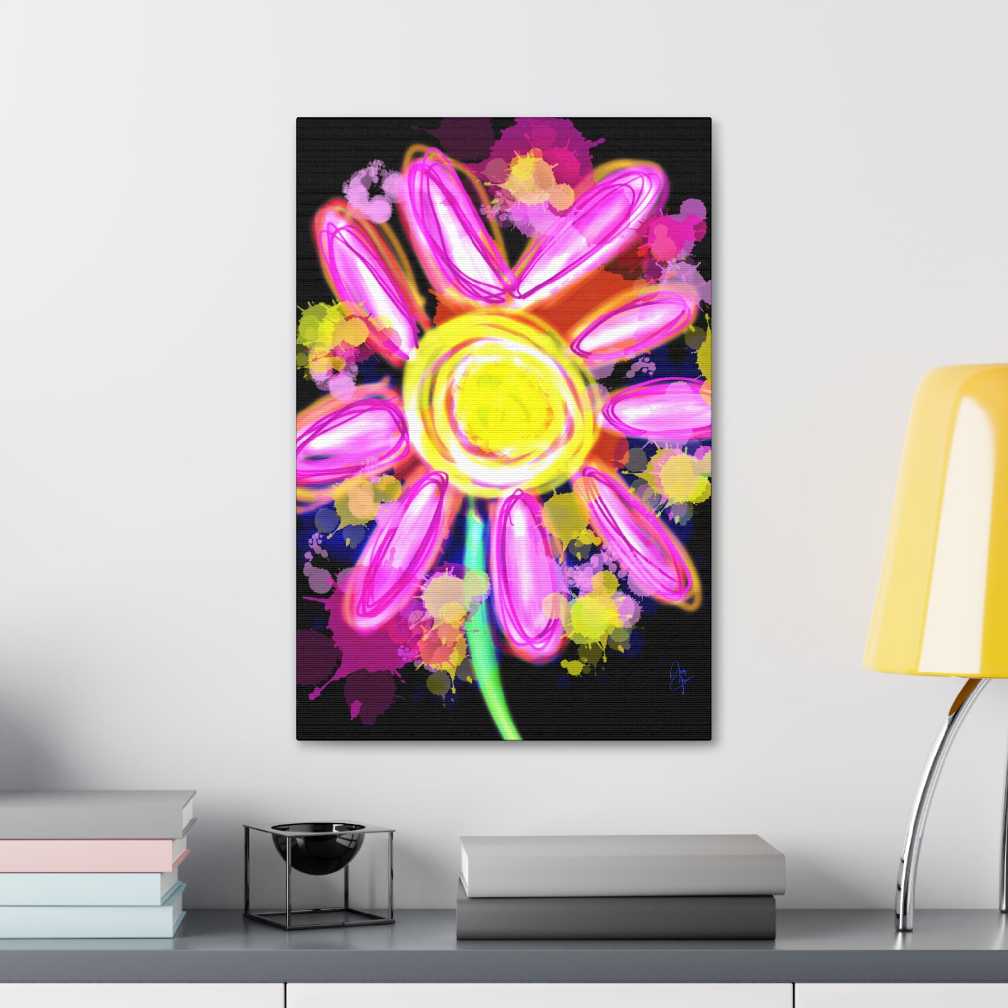 Bright Sunshine Daisy Canvas