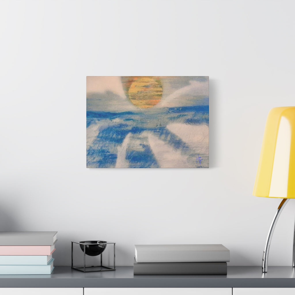 Serene Ocean Sunset Canvas Art