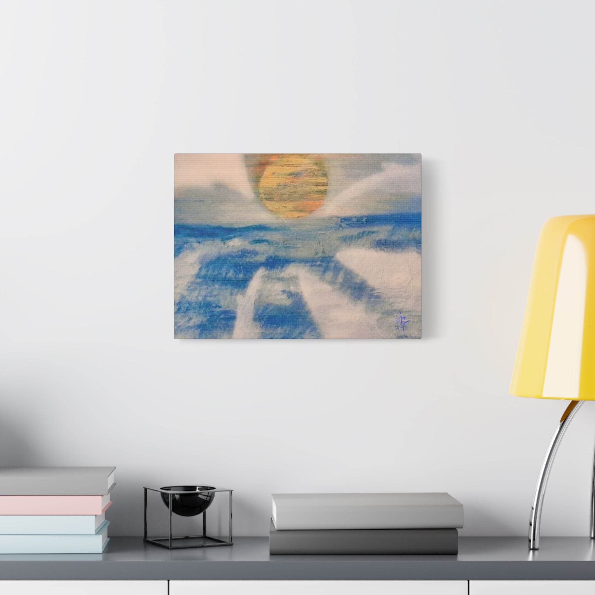 Serene Ocean Sunset Canvas Art