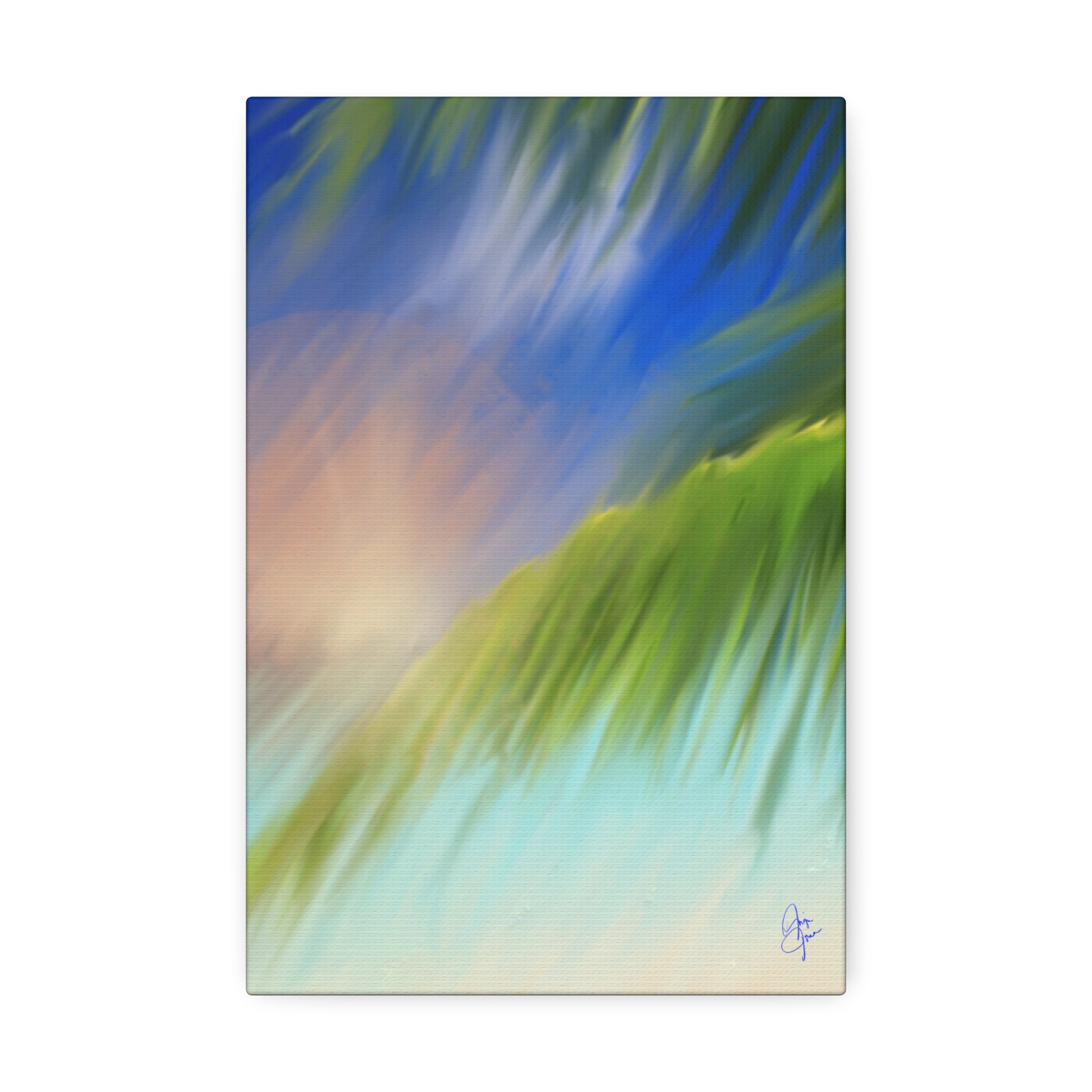 Abstract Seascape Canvas
