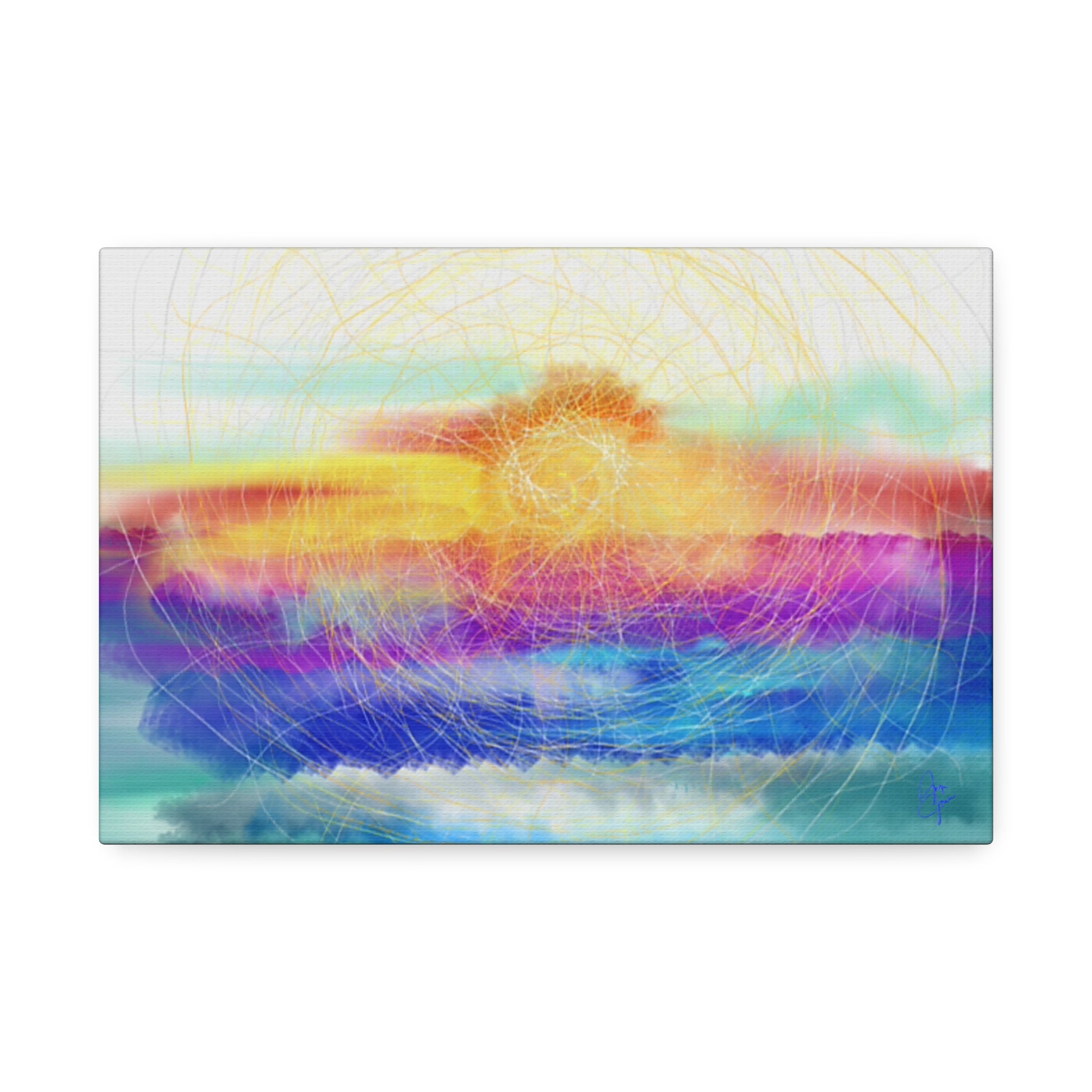 Sunrise Radiance Canvas