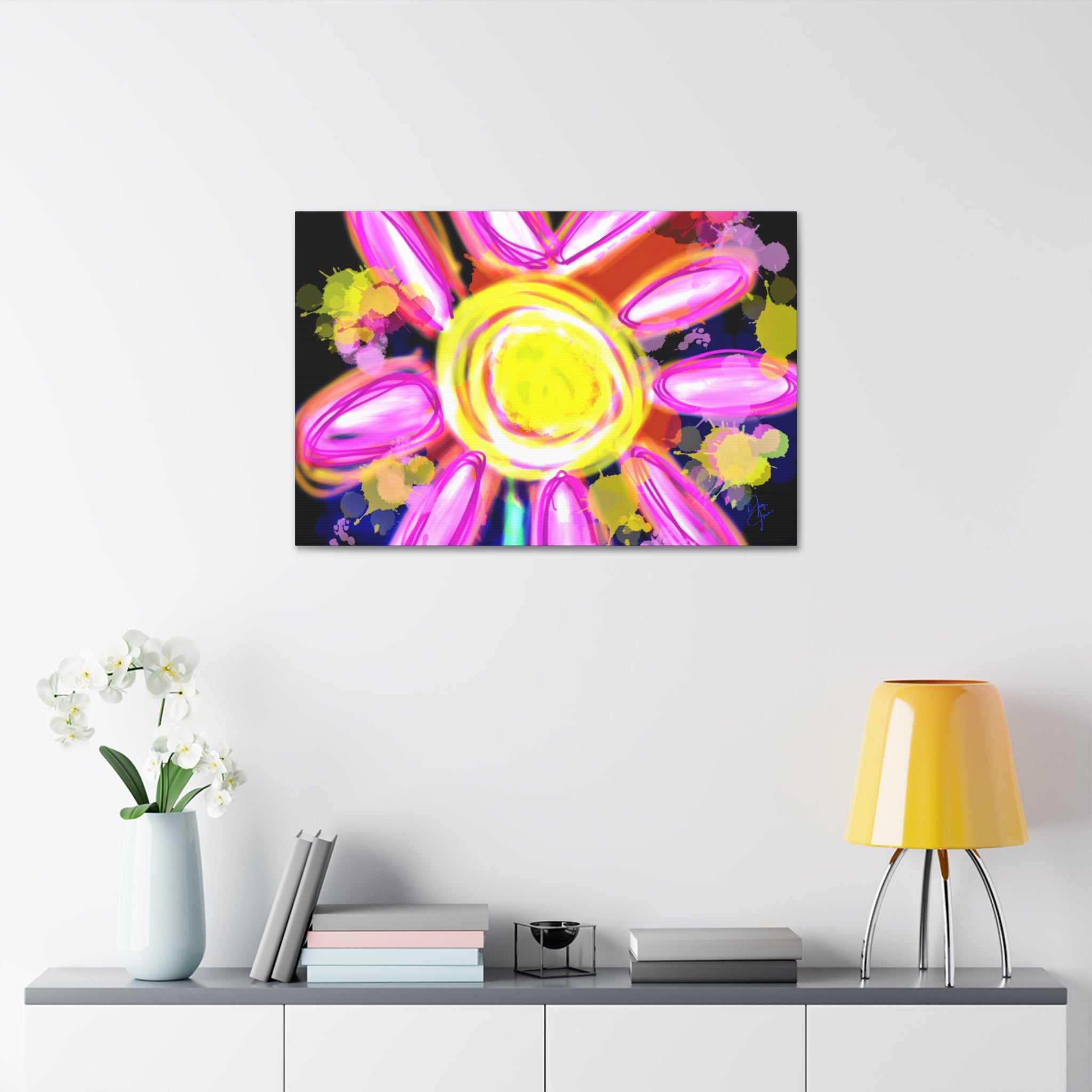 Bright Sunshine Daisy Canvas
