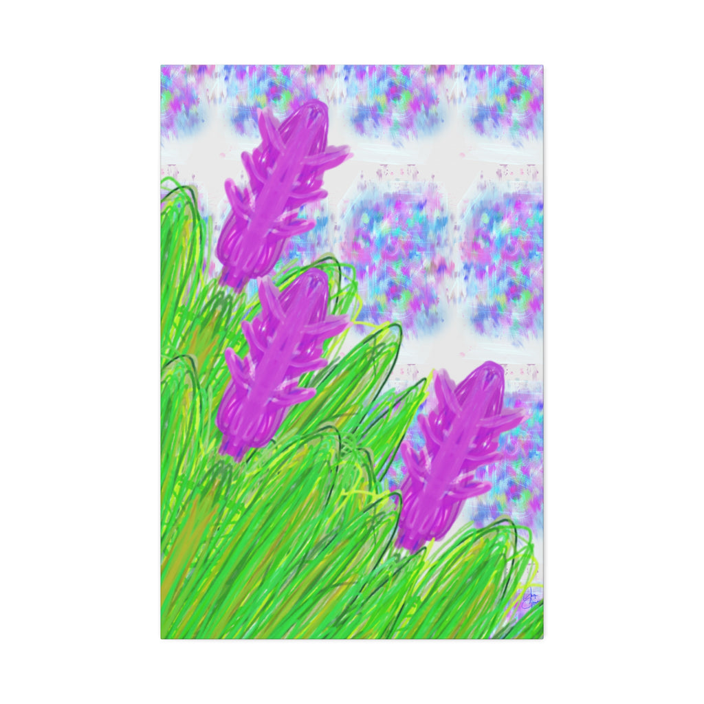 Canvas — Lavender Meadow Stretched Art Print