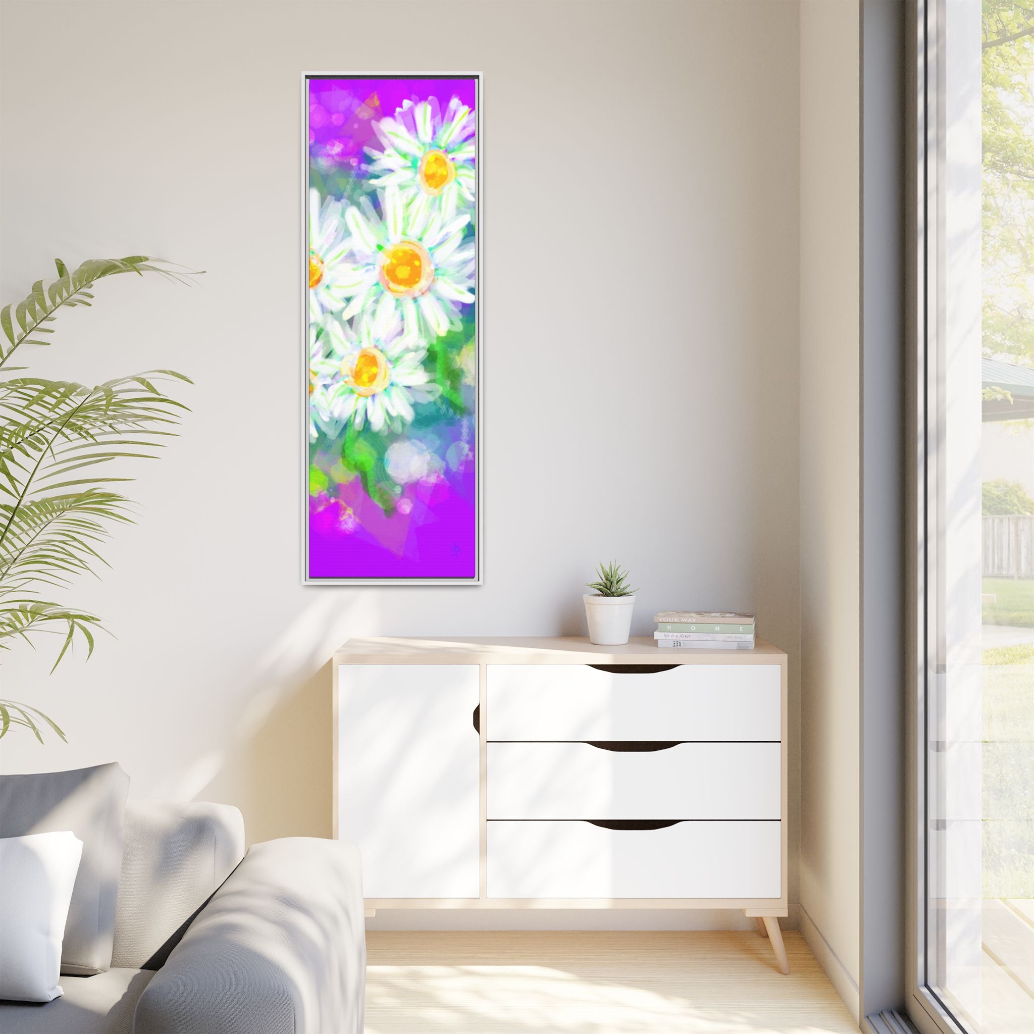 Matte Canvas, Framed (Multi-color)