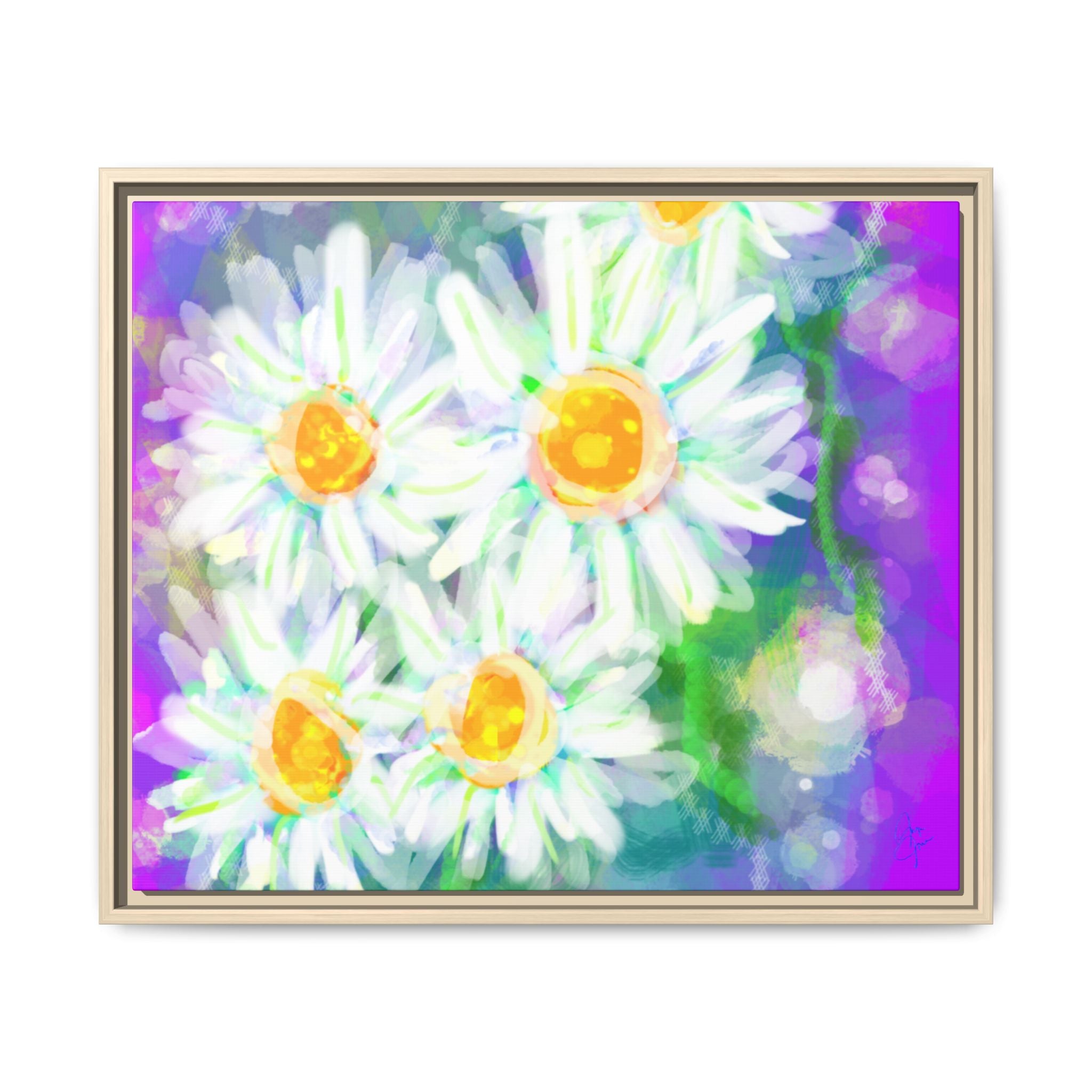 Matte Canvas, Framed (Multi-color)
