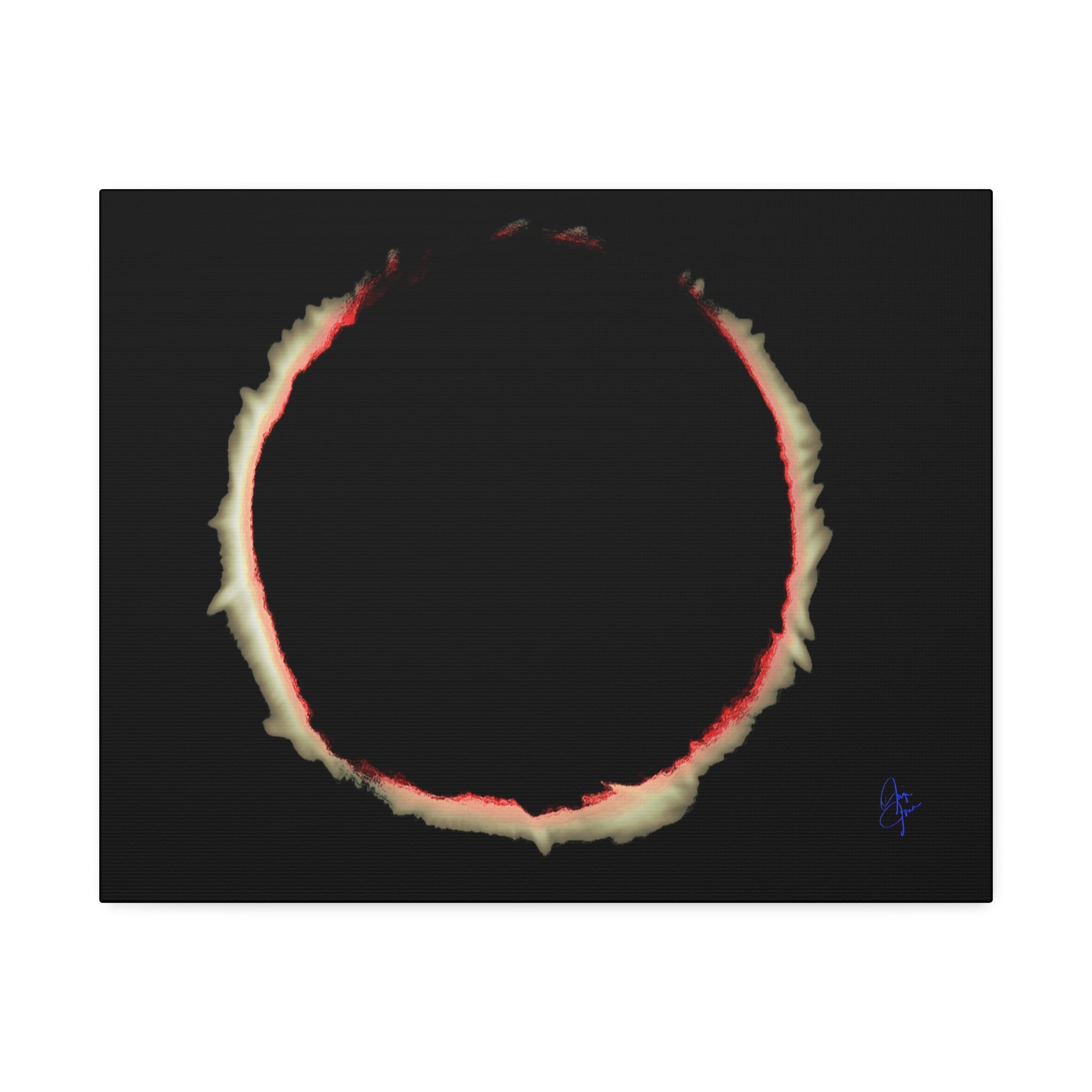 Solar Eclipse Canvas Stretched 1.5" — Wall Art Print