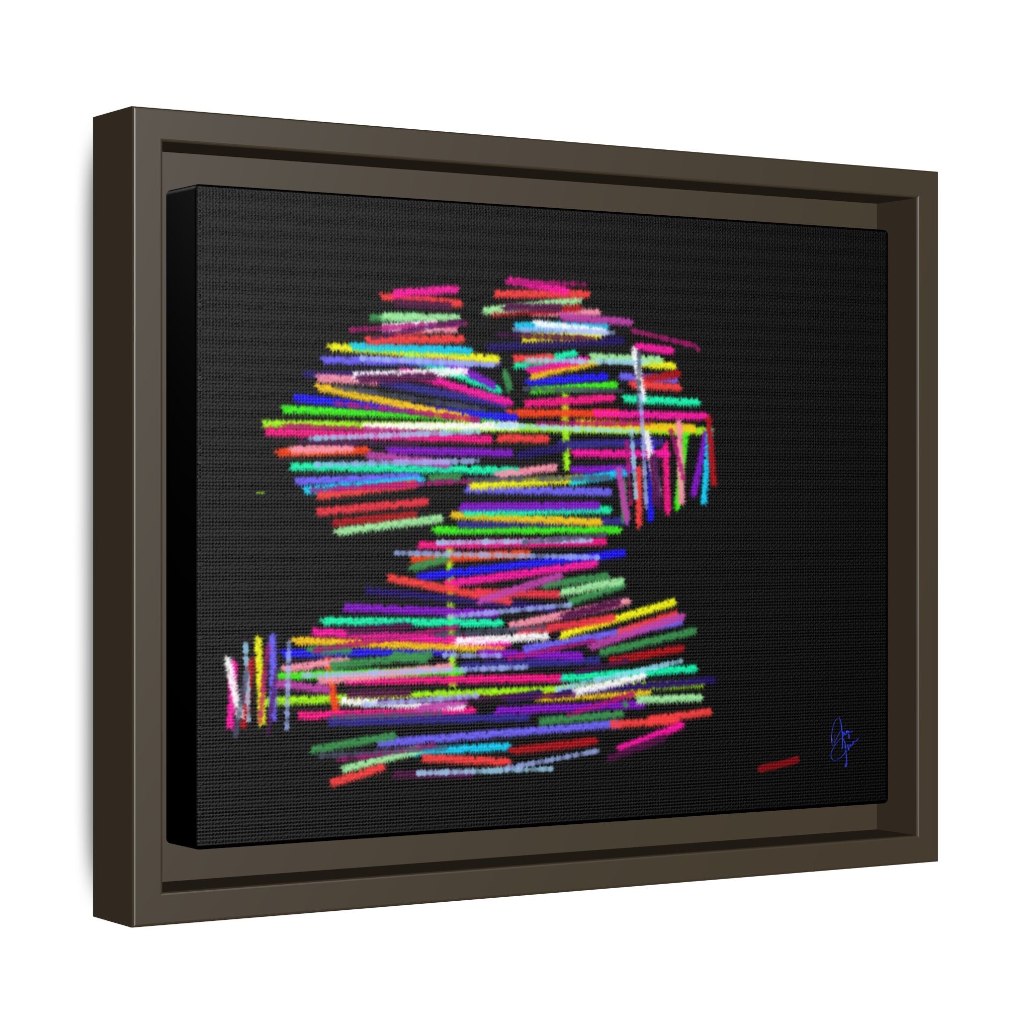 Balancing Life Matte Canvas Print (Framed)