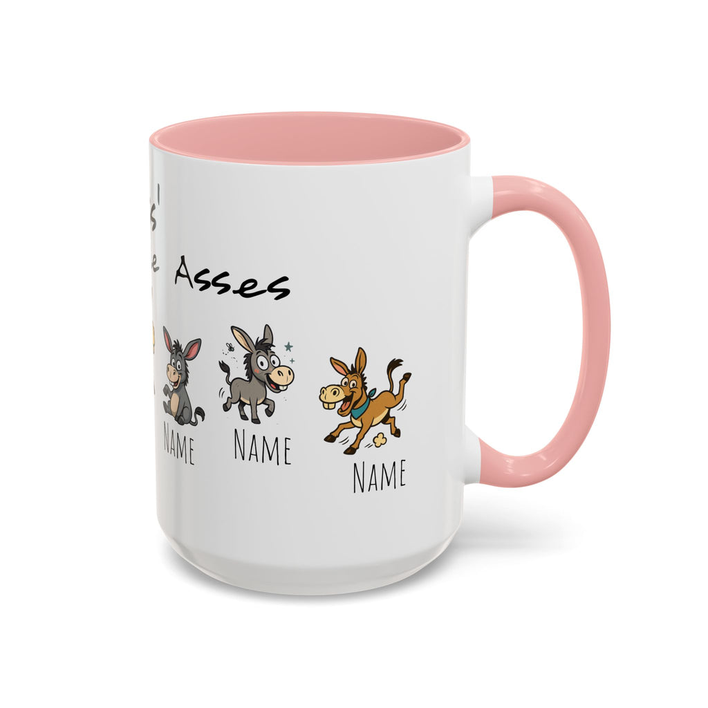 Boss In The Asses Personalized Donkey Coffee Mug — Funny Name Gift (11/15oz)