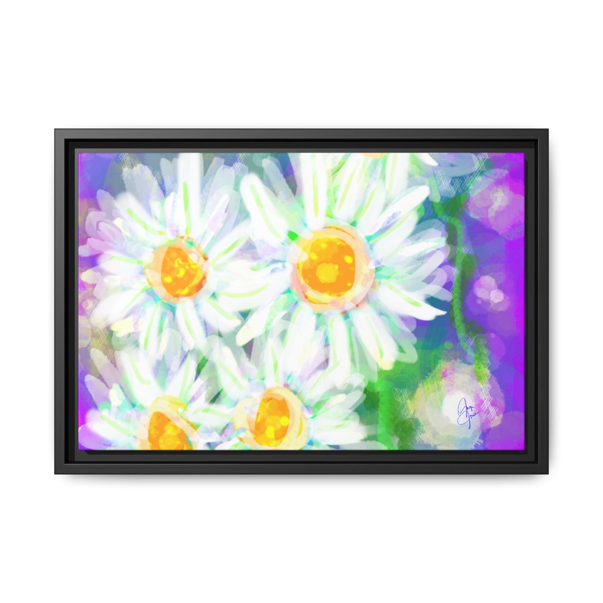Matte Canvas, Framed (Multi-color)