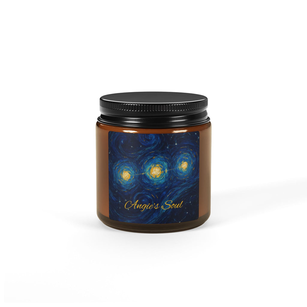 Soy Candle — "Angels Soul" Amber Jar Scented Candle (Multiple Sizes)