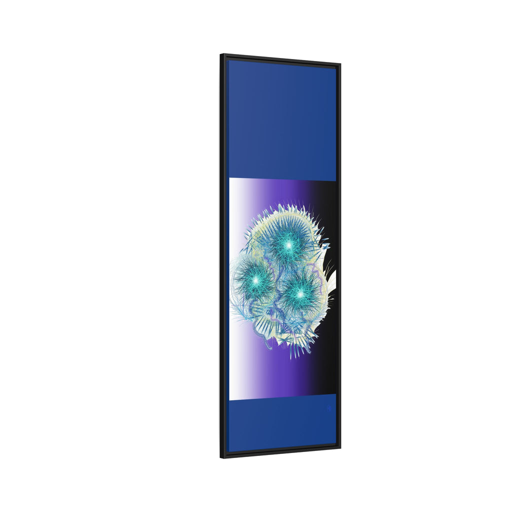 Dandelion Abstract Print Matte Canvas Framed Wall Art