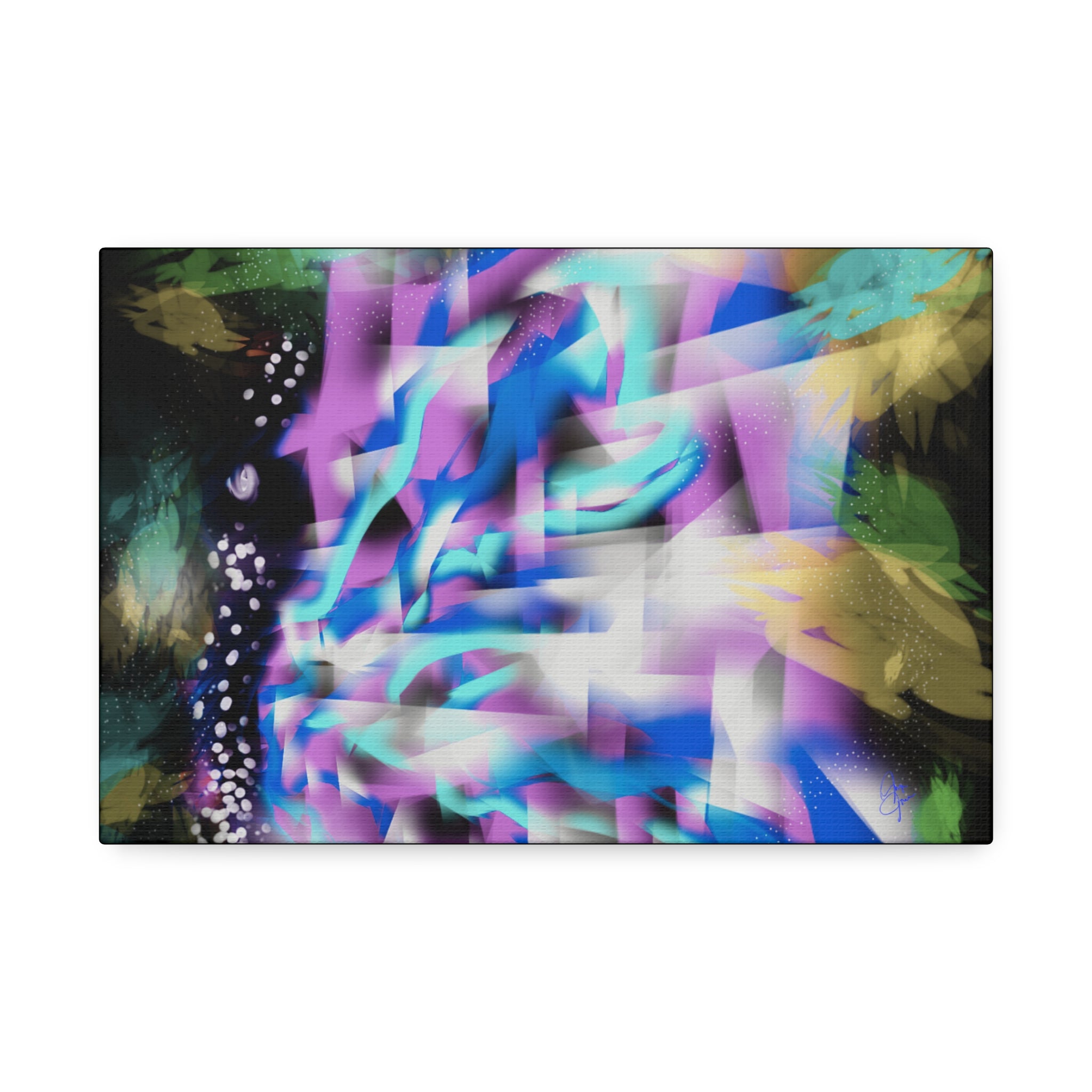Geometric Butterfly Canvas Stretched 1.5"