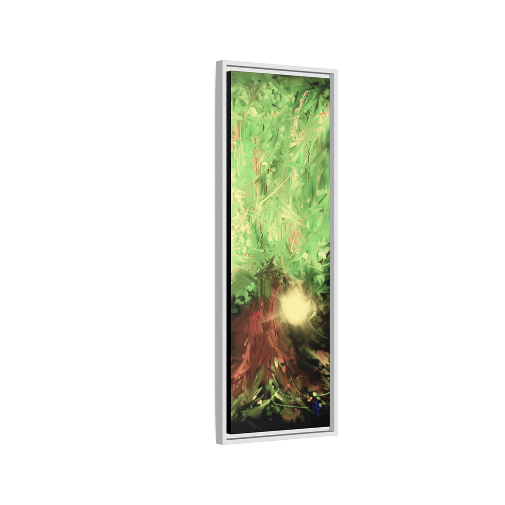 Sunset Tree Matte Canvas Framed Wall Art