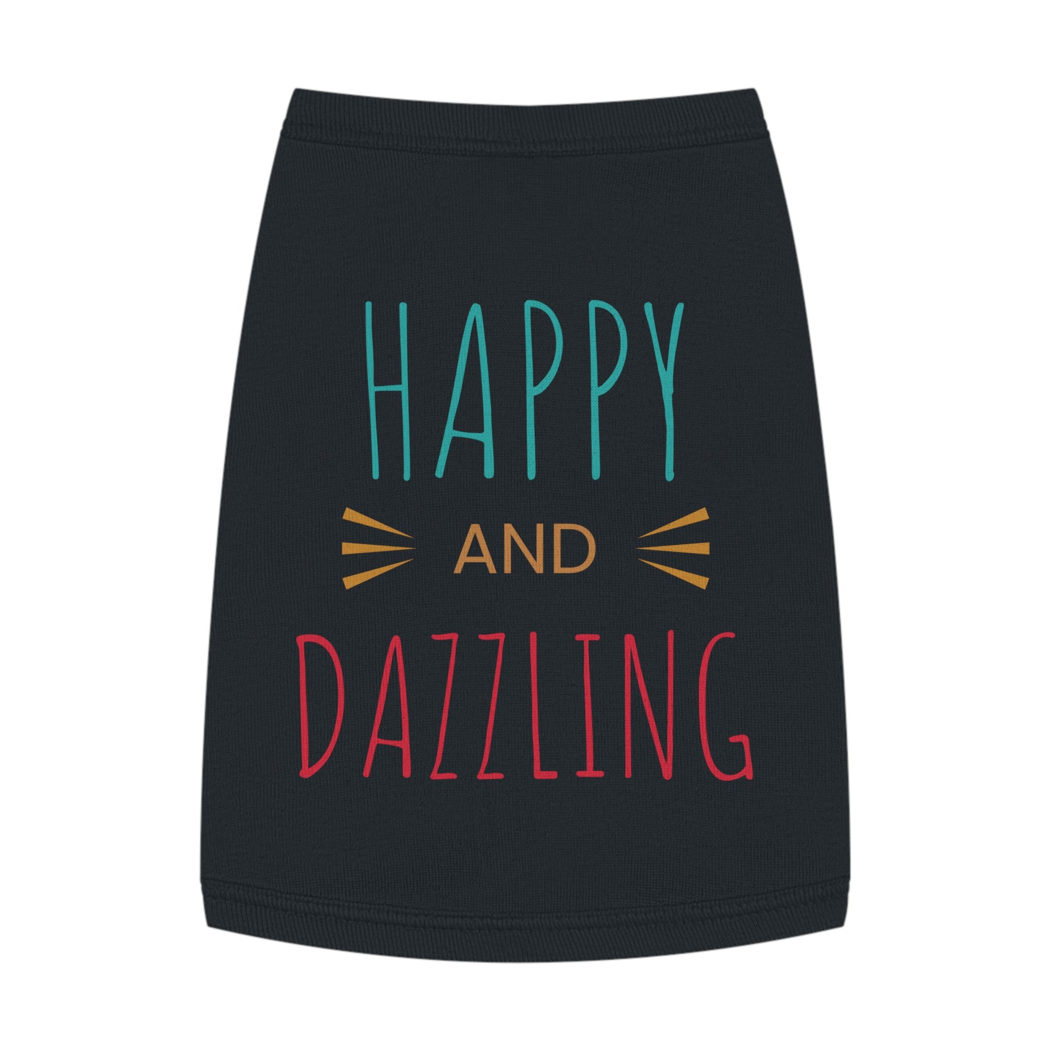 Happy & Dazzling Pet Tank Top for Fun-Loving Pets I