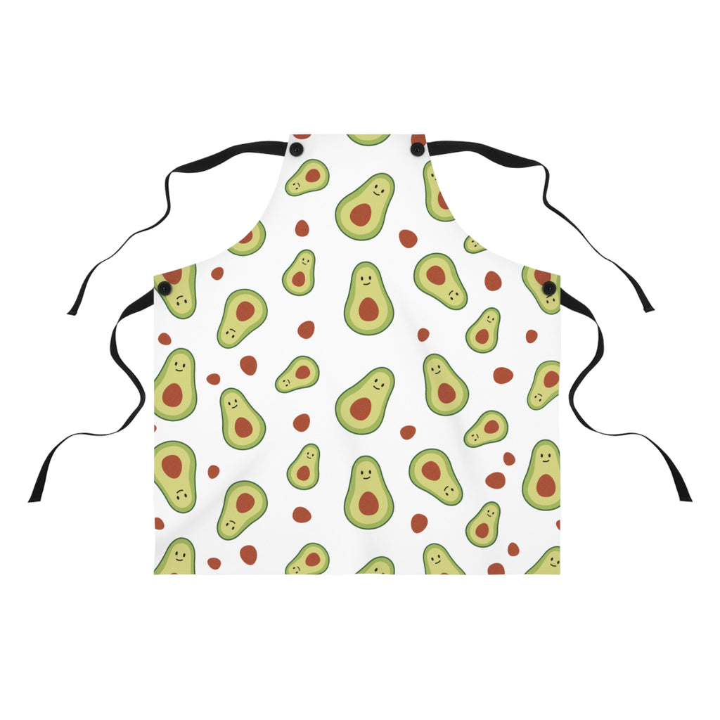 Cute Avocado Print Apron — Fun Kitchen Apron for Cooking & Gift