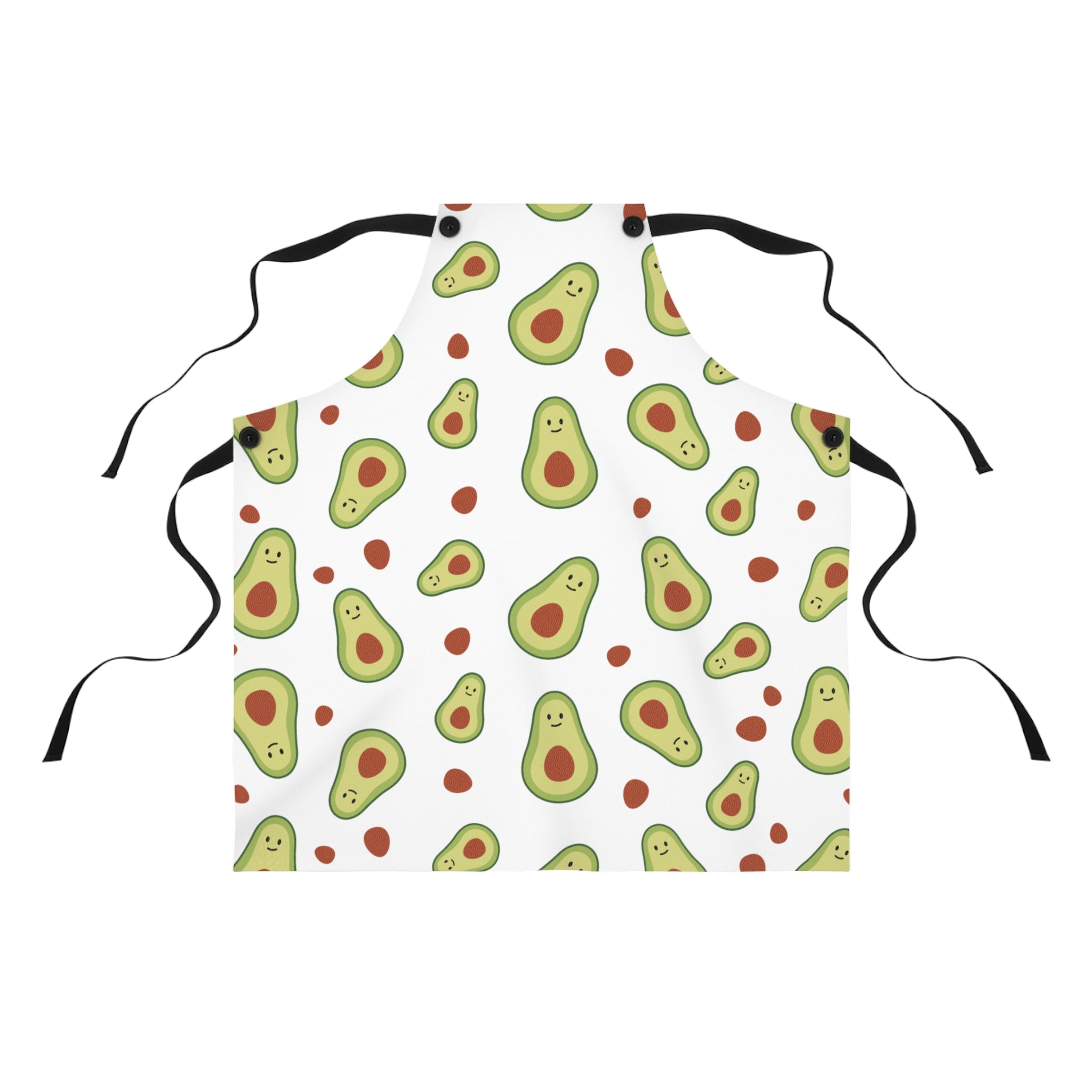 Cute Avocado Print Apron — Fun Kitchen Apron for Cooking & Gift