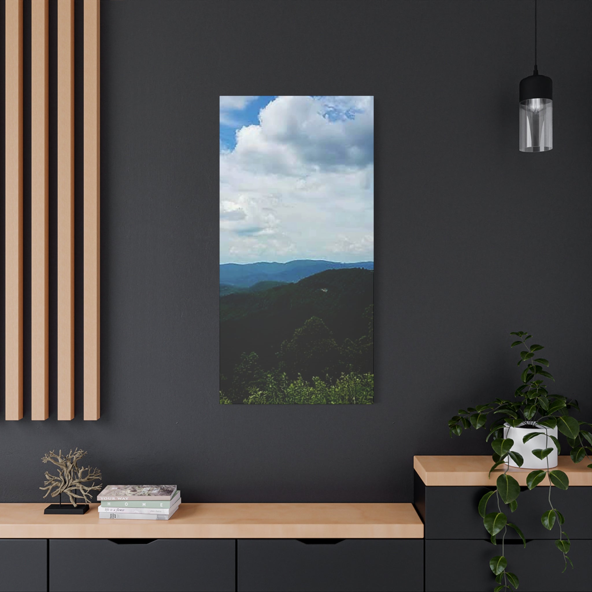 Blue Ridge Mountains Canvas Print — Matte Stretched Wall Art