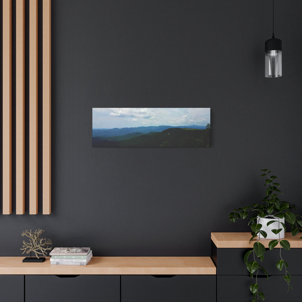 Blue Ridge Mountains Canvas Print — Matte Stretched Wall Art