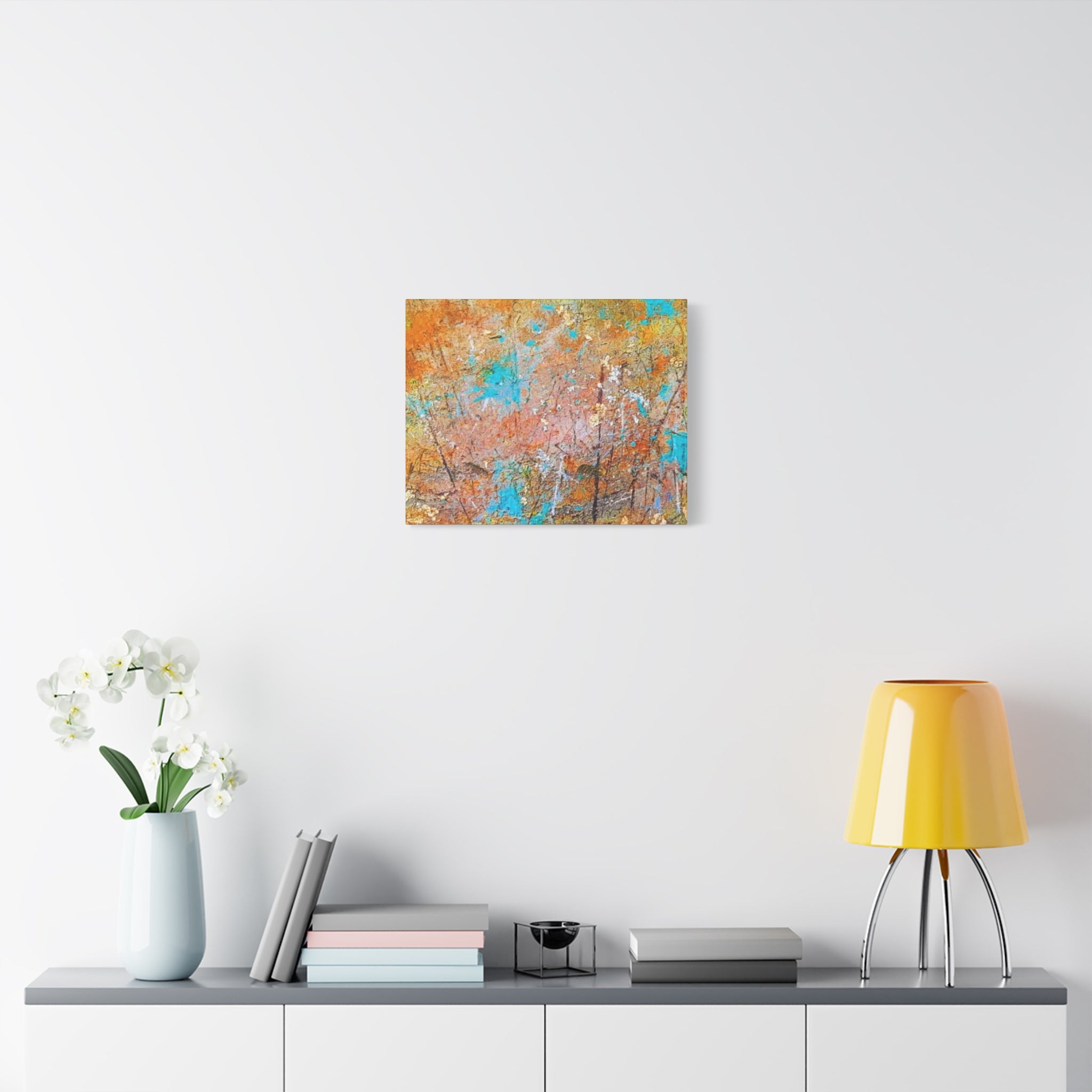 Matte Canvas Wall Art — 'Walk in the Woods' Abstract by Angie Jones (Stretched 1.25")