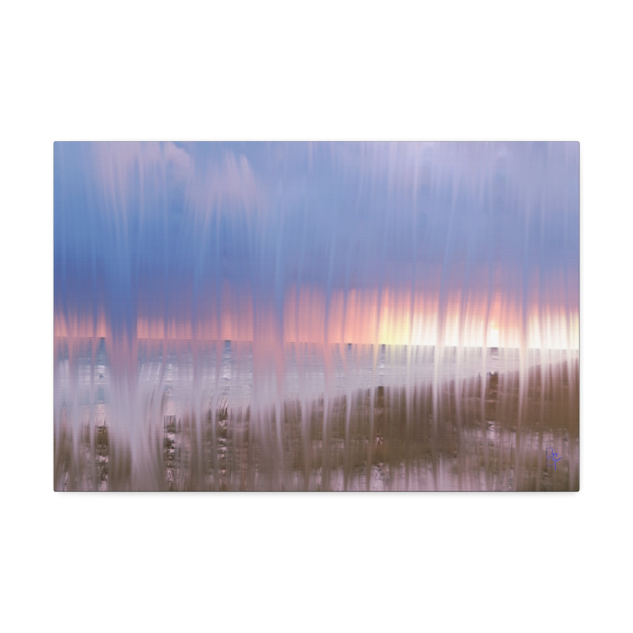Abstract Sunset Canvas Print — Stretched 1.5"