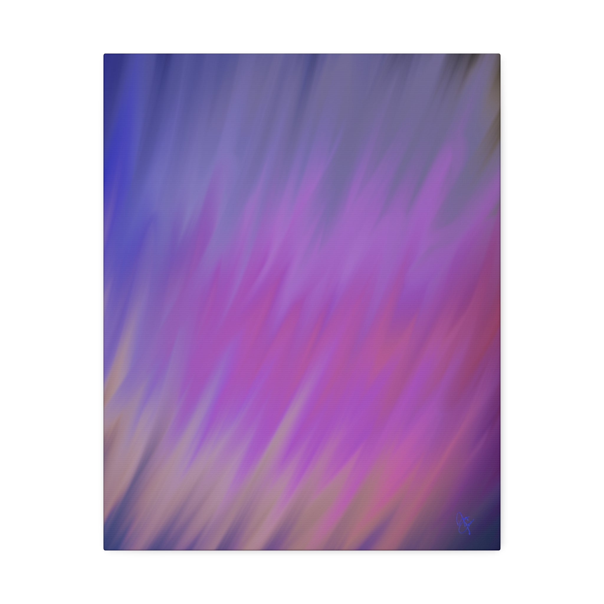 Abstract Purple Gradient Canvas Wall Art — Stretched 1.5"