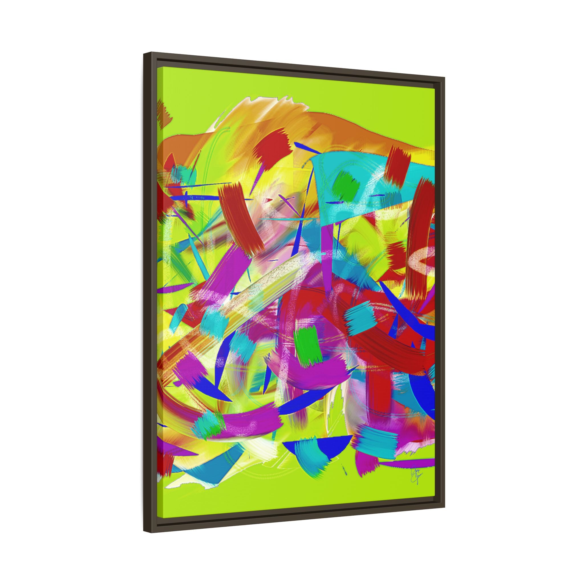 Matte Canvas, Framed (Multi-color)