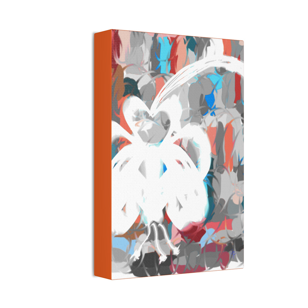 Abstract Coastal Breeze Canvas Print — Modern Stretched Wall Art