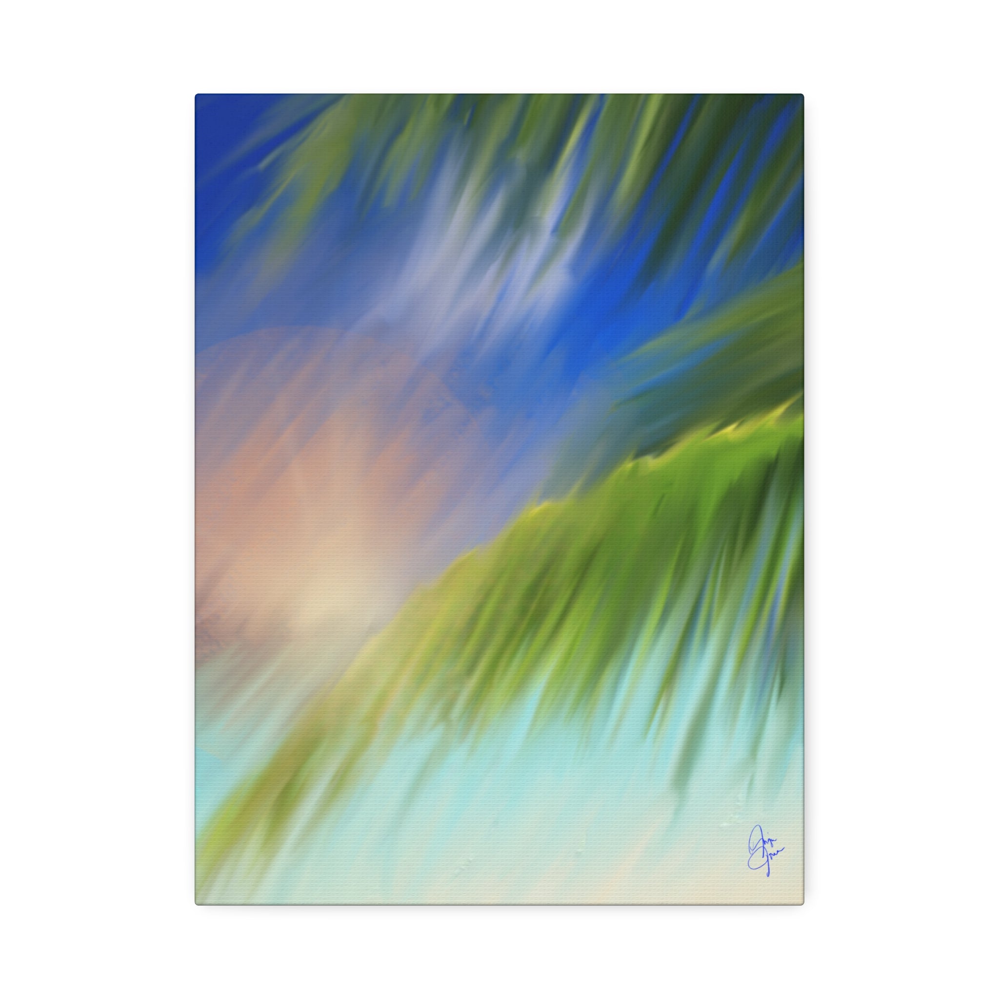 Abstract Seascape Canvas