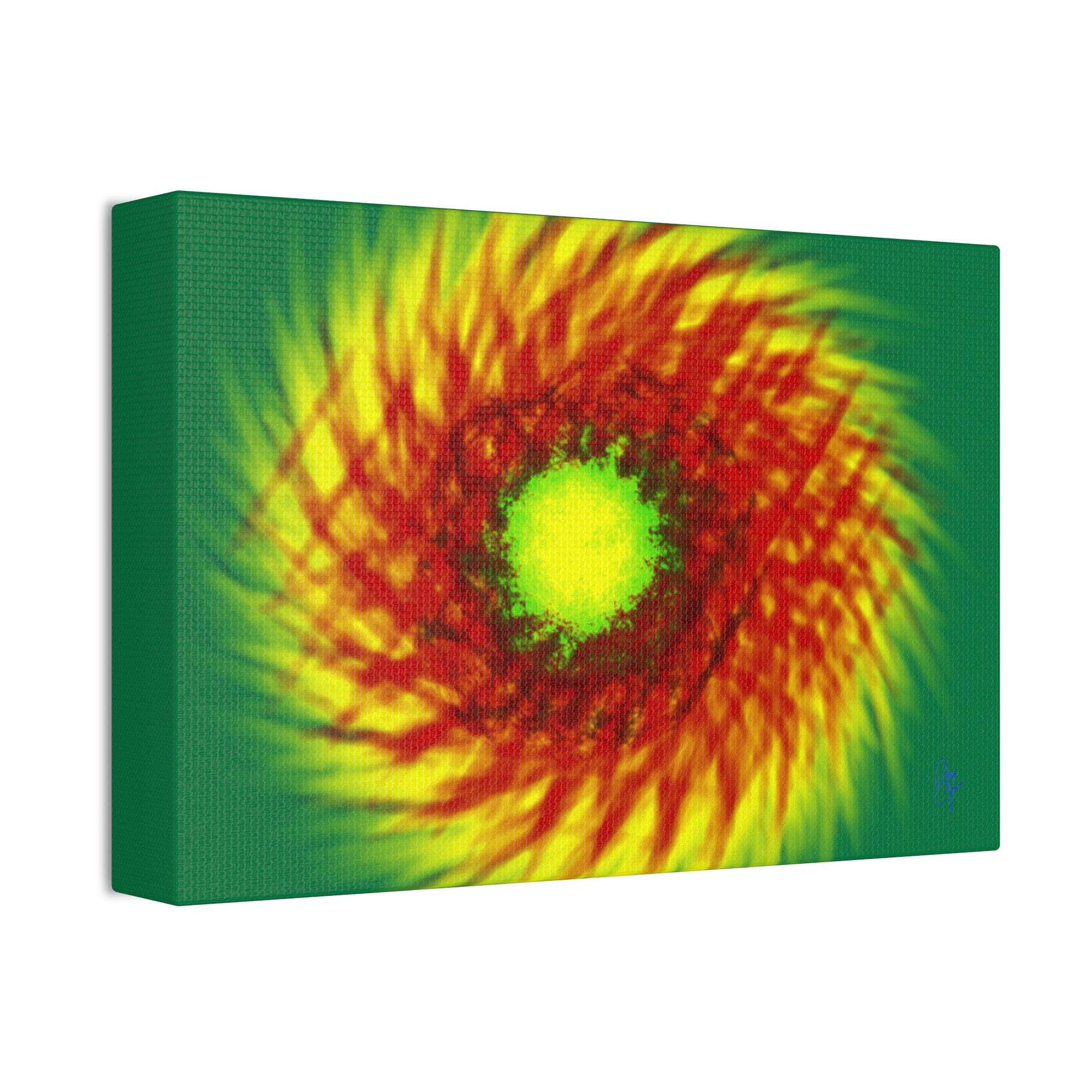 Glowing Blossom Canvas Stretched 1.5"