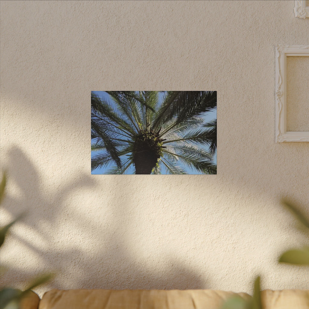 Palm Tree Matte Canvas Wall Art - Tropical Vibe