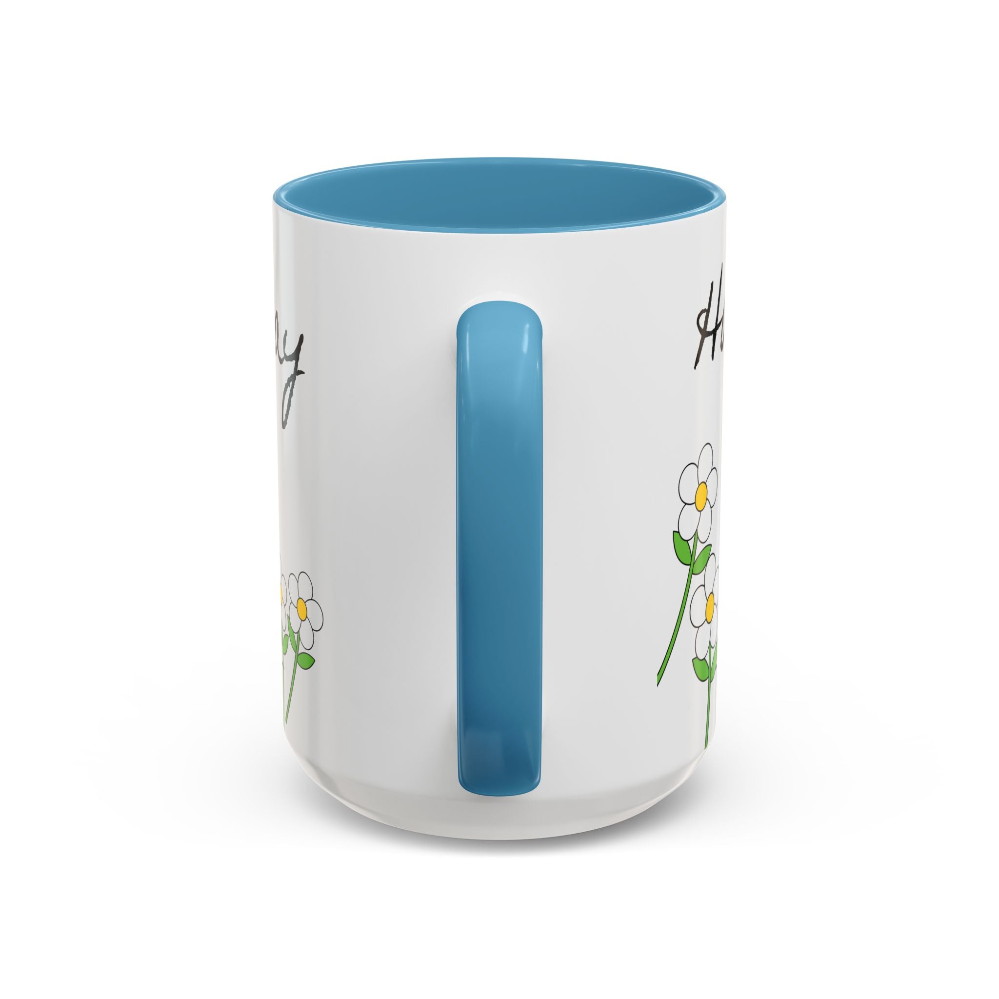 Lemon Bike Coffee Mug — 'Happy Day' Accent Ceramic Mug (11/15oz)