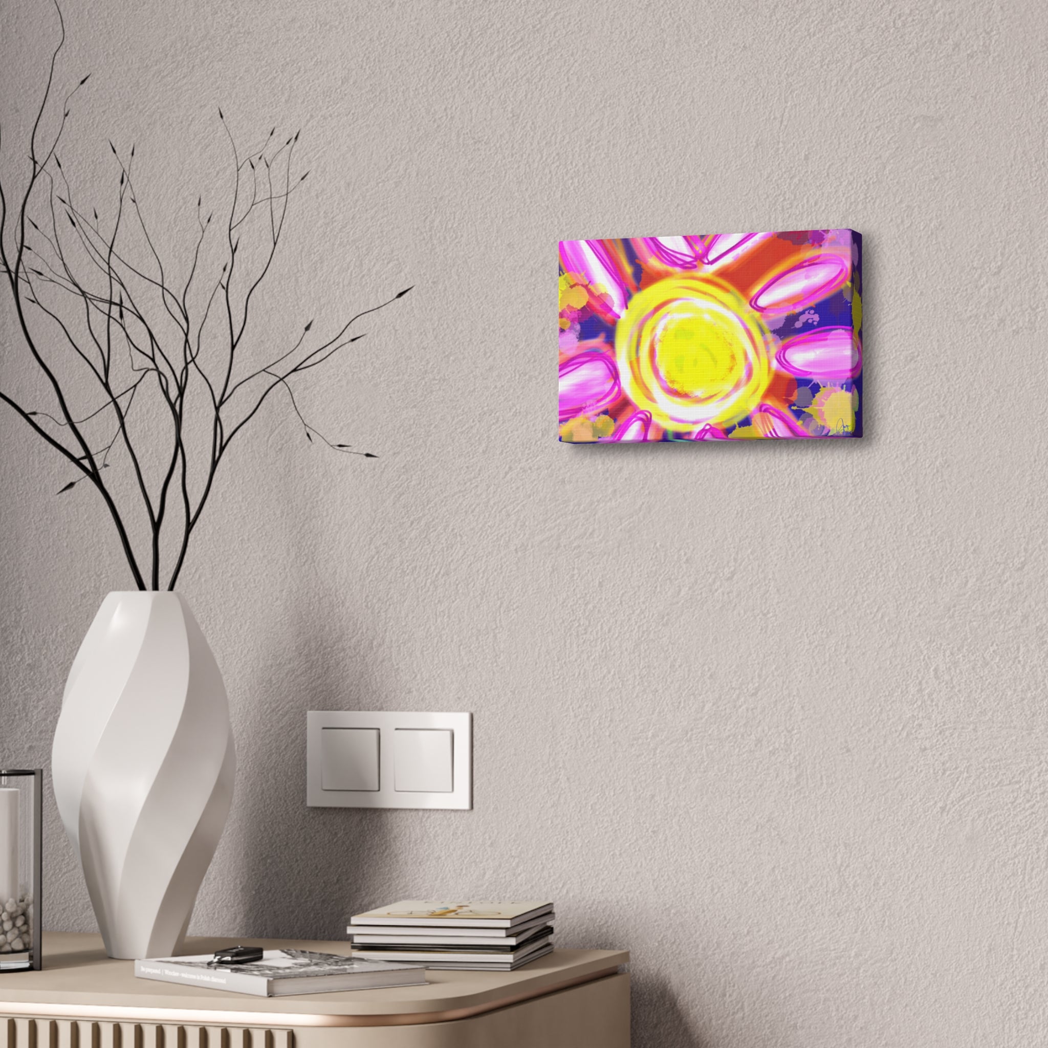 Bright Sunshine Daisy Canvas